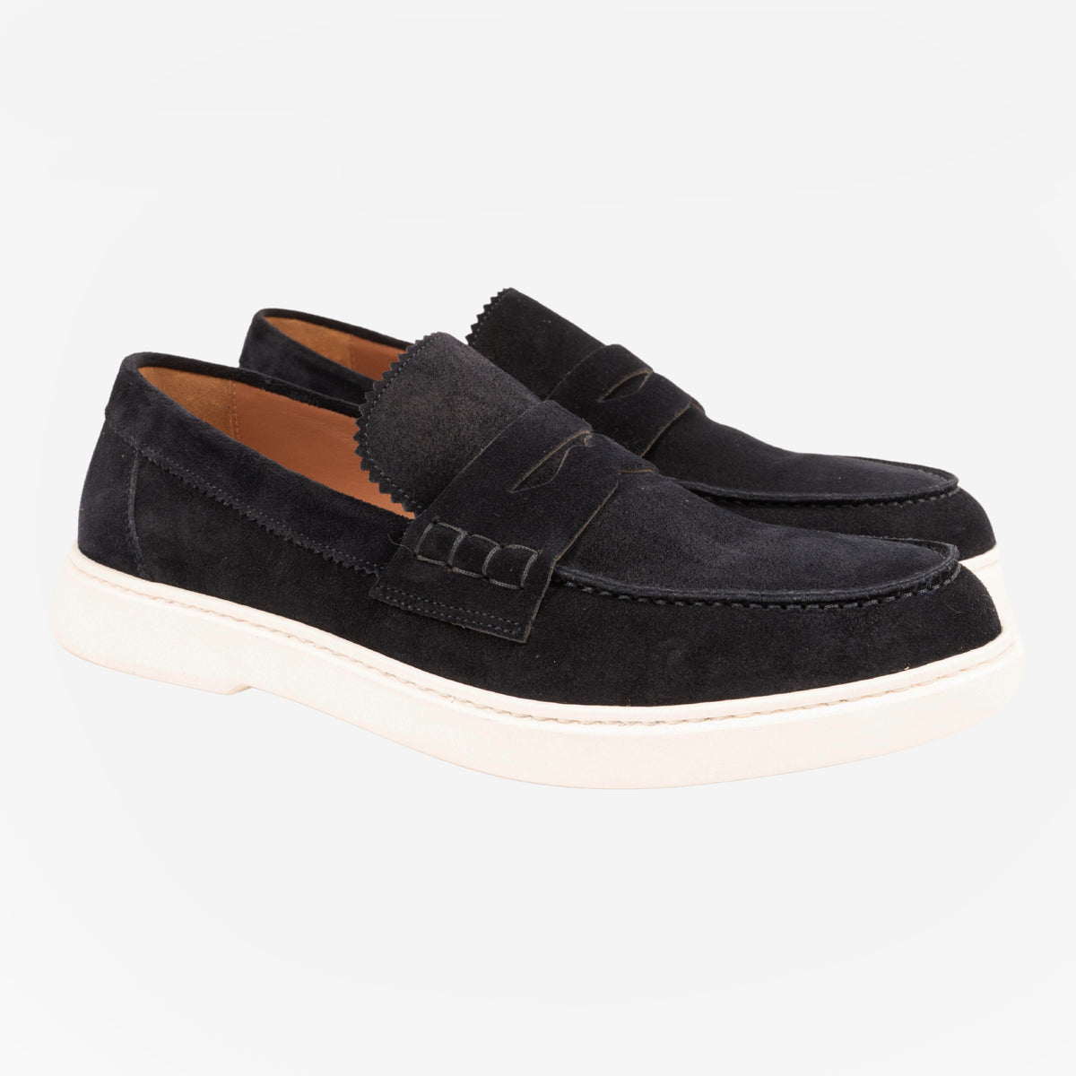 Buie - Loafers college penny Blu BUIE -RVSBLU CALZOLERIA TOSCANA 339