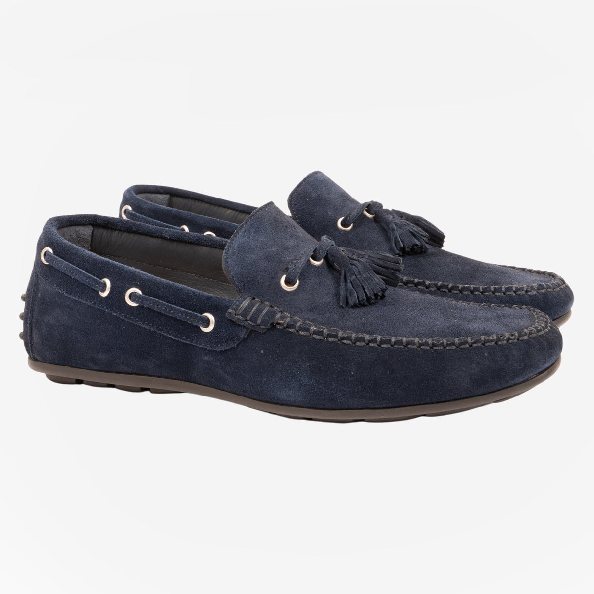 Dusino - Mocassino nappine barca Blu Disco DUSINO -BLD CALZOLERIA TOSCANA 339