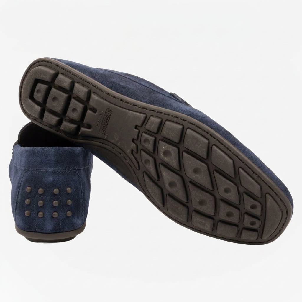 Dusino - Mocassino nappine barca Blu Disco DUSINO -BLD CALZOLERIA TOSCANA 339