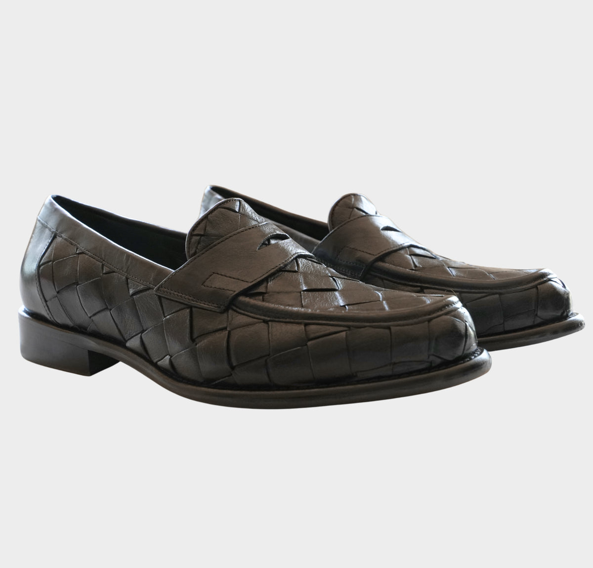 NOLAN - Mocassino penny nrecciato testa di moro NOLAN -LFATDM CALZOLERIA TOSCANA 339