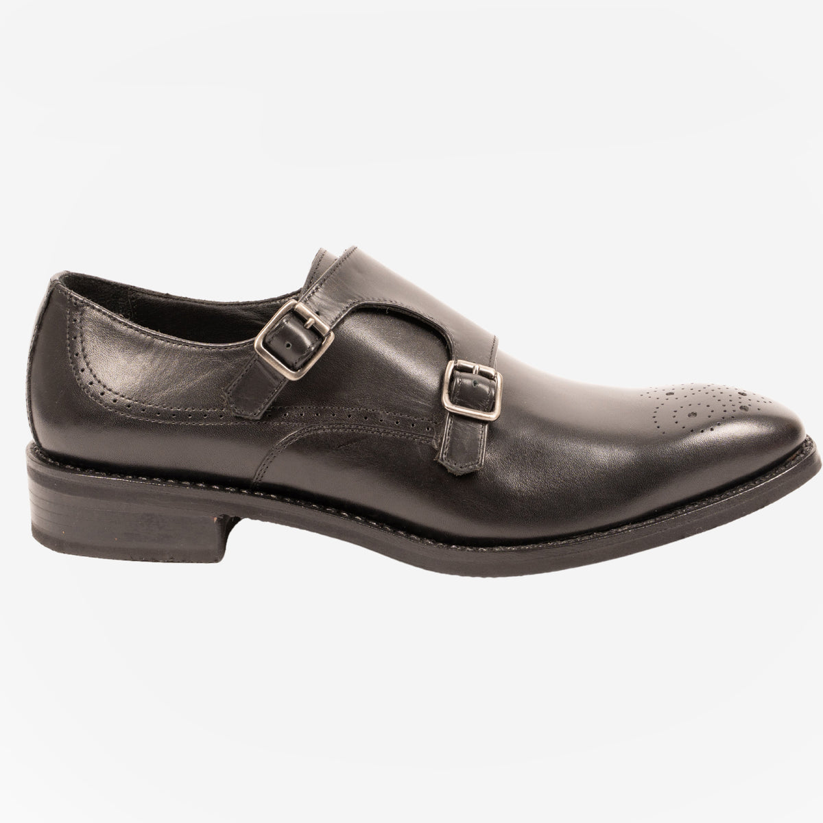 Zonca - Derby doppia fibbia fiore Nero ZONCA -NRO CALZOLERIA TOSCANA 339-RAPIDA
