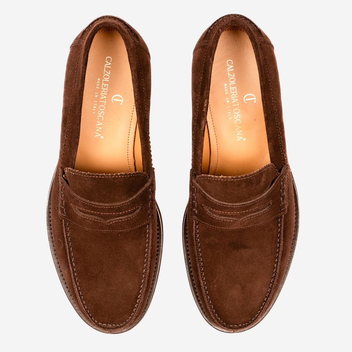 ABANO - Mocassino Loafer Cioccolato ABANO -RVSCCC CALZOLERIA TOSCANA 339