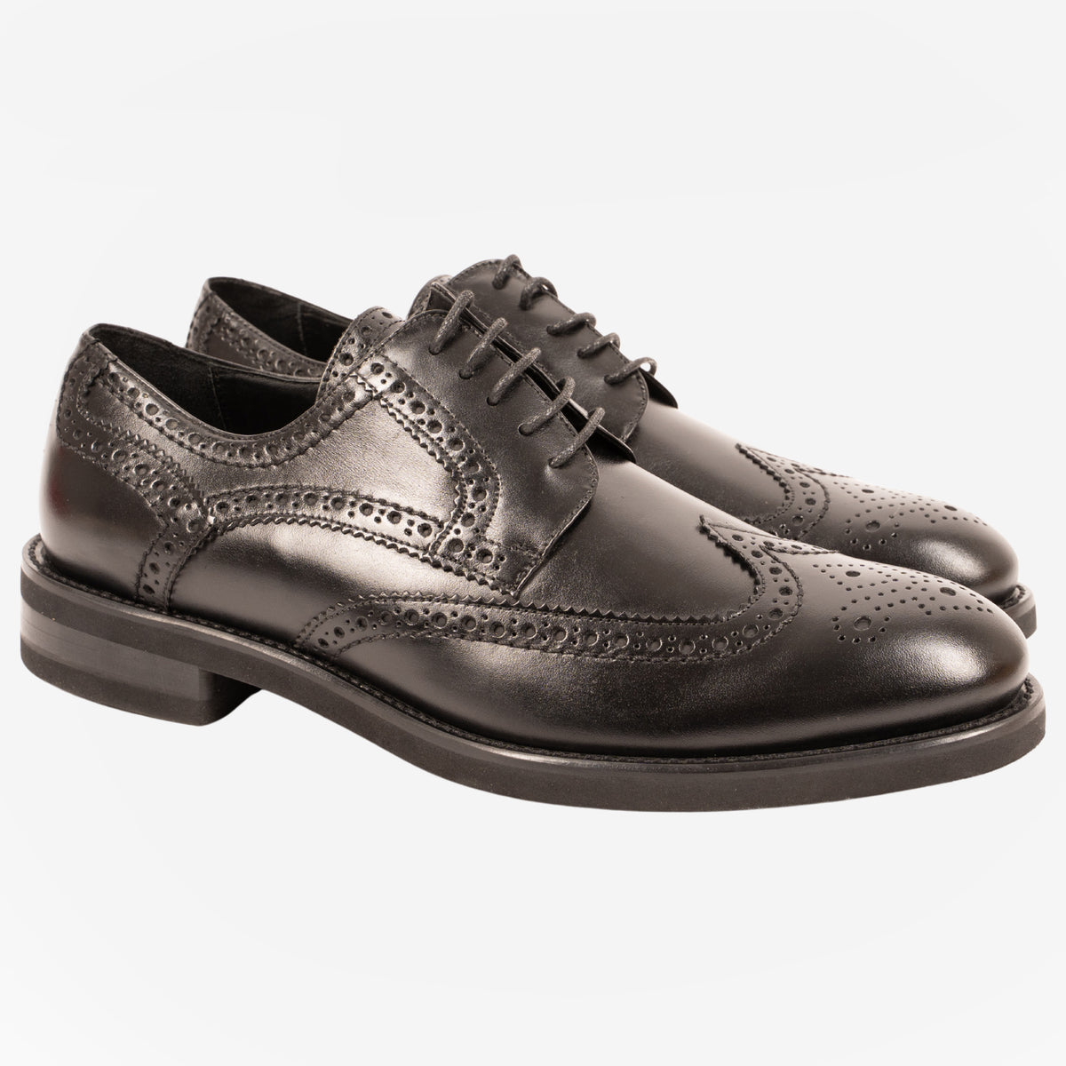 Arpaia - Derby duilio con fiore Nero ARPAIA -WSTNRO CALZOLERIA TOSCANA 339