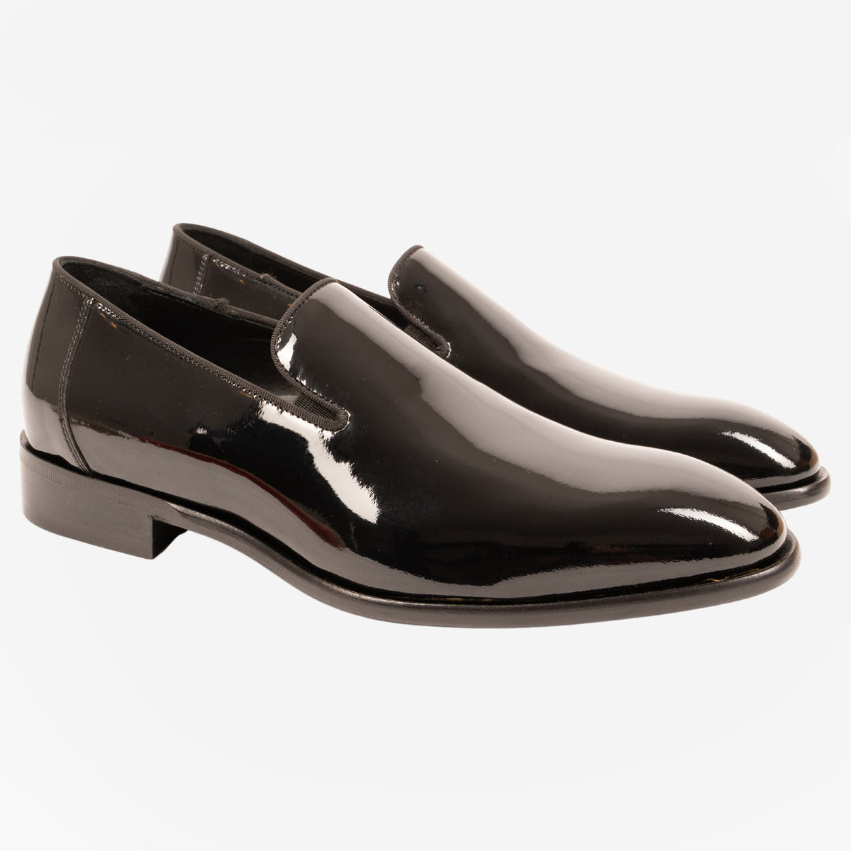 Borvo - Loafers liscia bordata Nero BORVO -VRNNRO CALZOLERIA TOSCANA 339