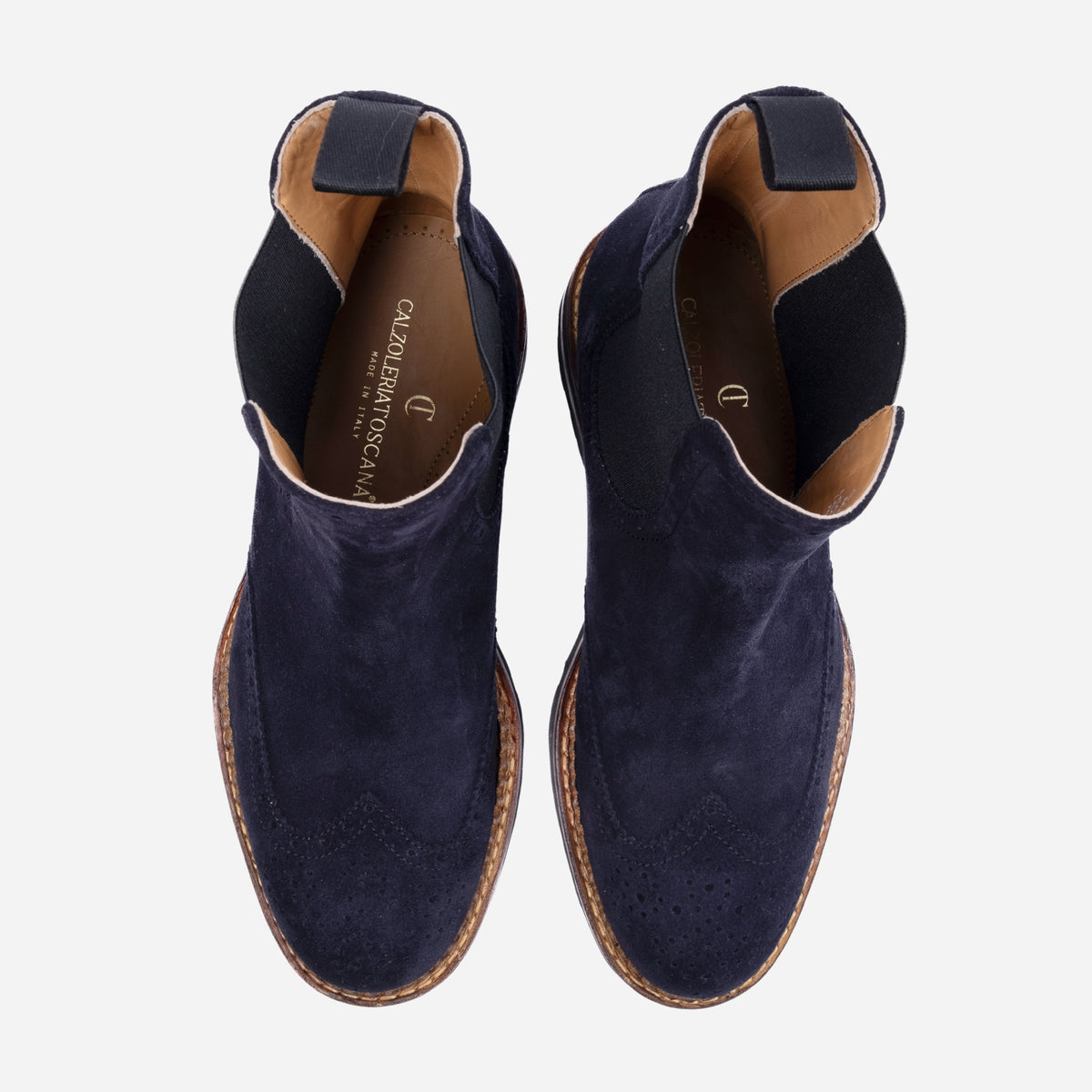 Carife - Stivaletto chelsea boot blu CARIFE -BLU CALZOLERIA TOSCANA 339