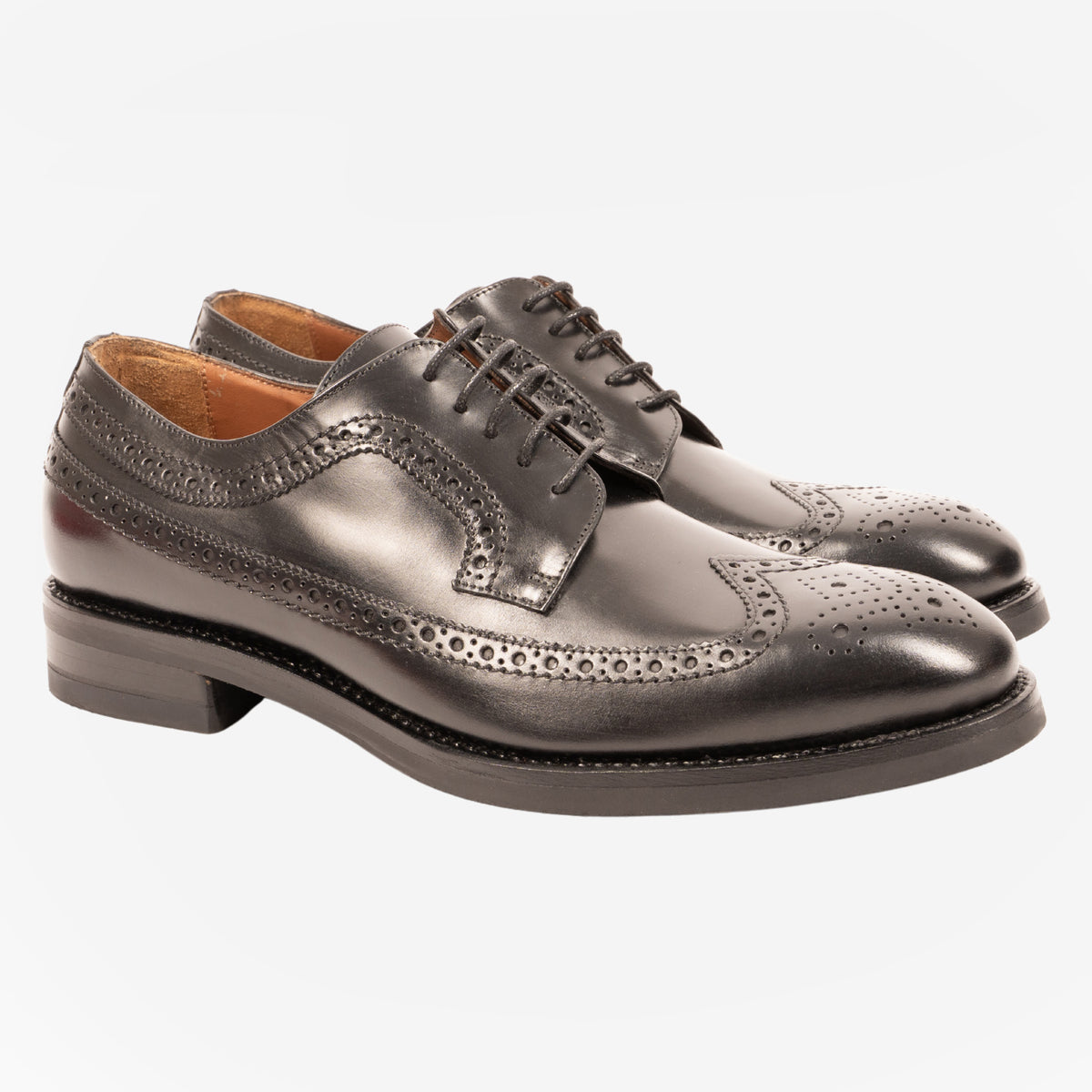 Fano - Derby duilio intero fiore Nero FANO -WSTNRO CALZOLERIA TOSCANA 339-RAPIDA