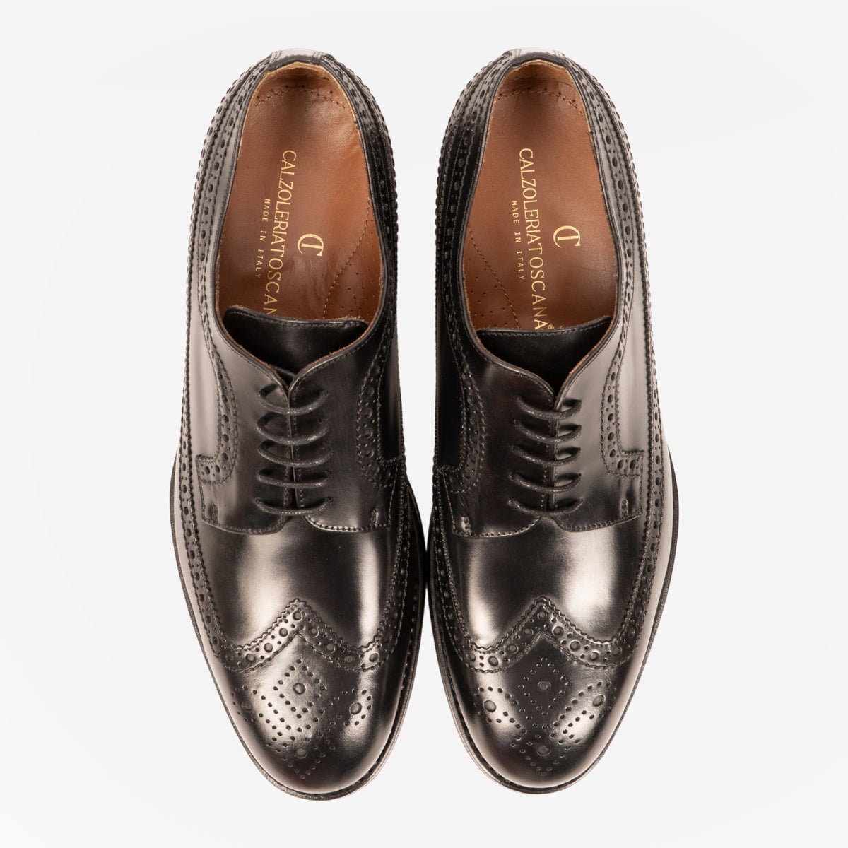 Fano - Derby duilio intero fiore Nero FANO -WSTNRO CALZOLERIA TOSCANA 339-RAPIDA