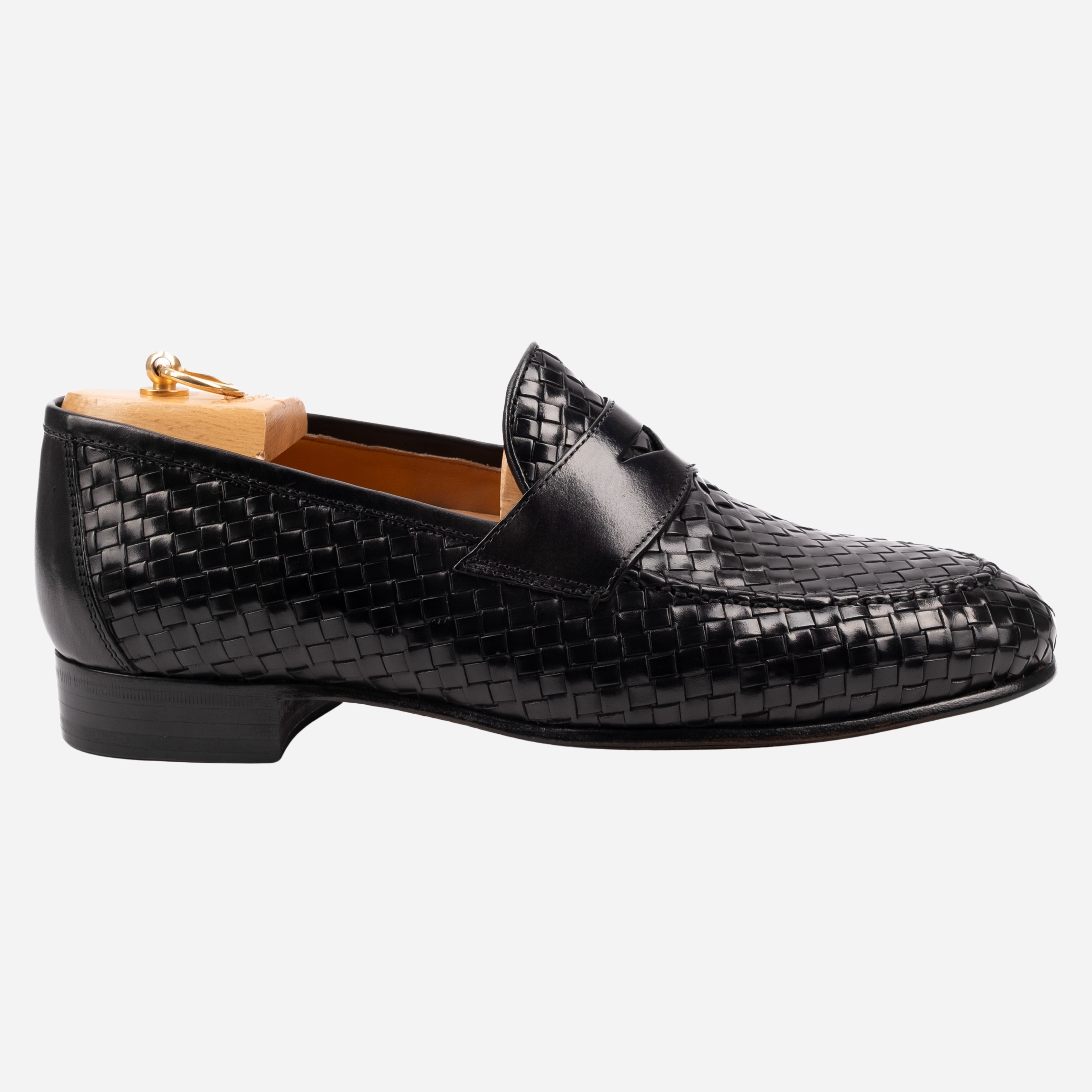 FORANO - Mocassino Loafer intrecciato Nero FORANO -NRO CALZOLERIA TOSCANA 339
