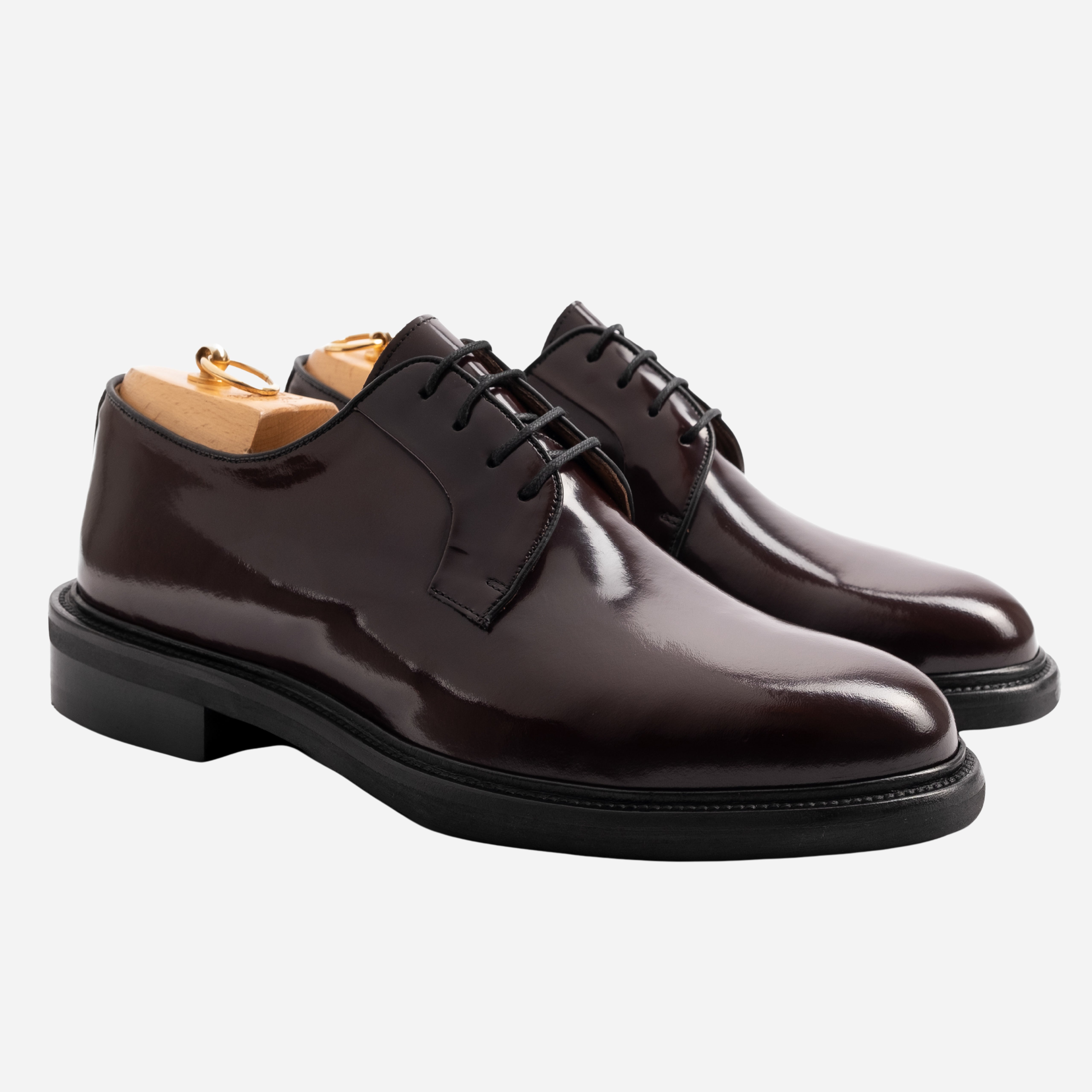 KIMON - Derby in Pelle Liscia Bordeaux KIMON -ABRBRD CALZOLERIA TOSCANA 339