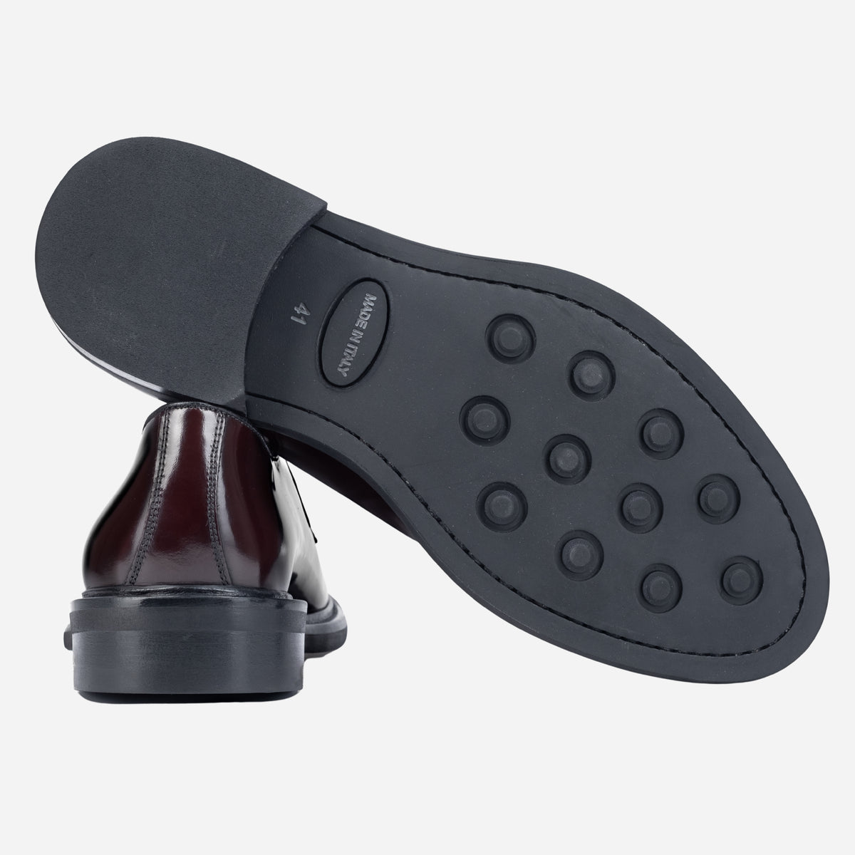 KIMON - Derby in Pelle Liscia Bordeaux KIMON -ABRBRD CALZOLERIA TOSCANA 339