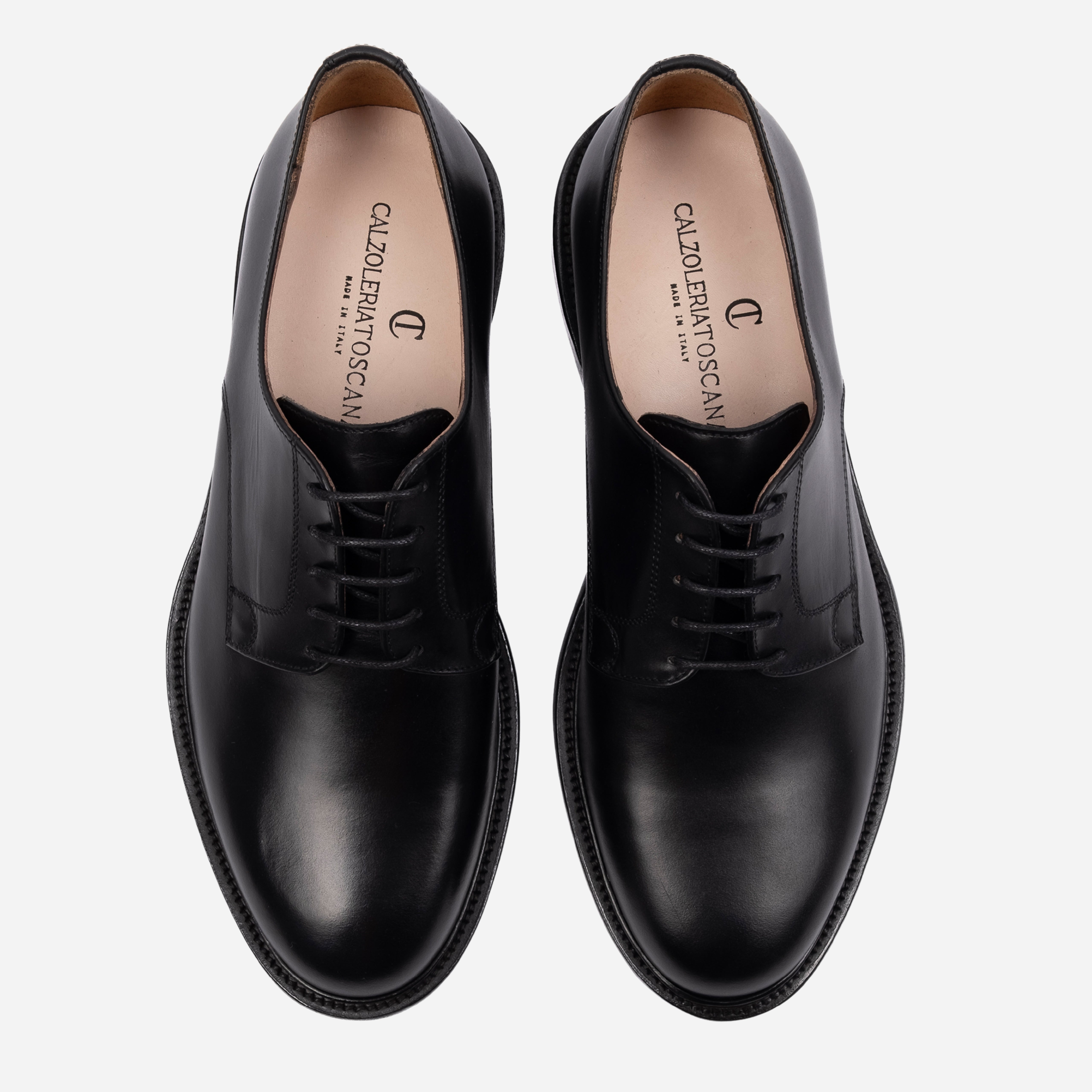 MIDAS - Derby in Pelle Martellata nero MIDAS -WSTNRO CALZOLERIA TOSCANA 339
