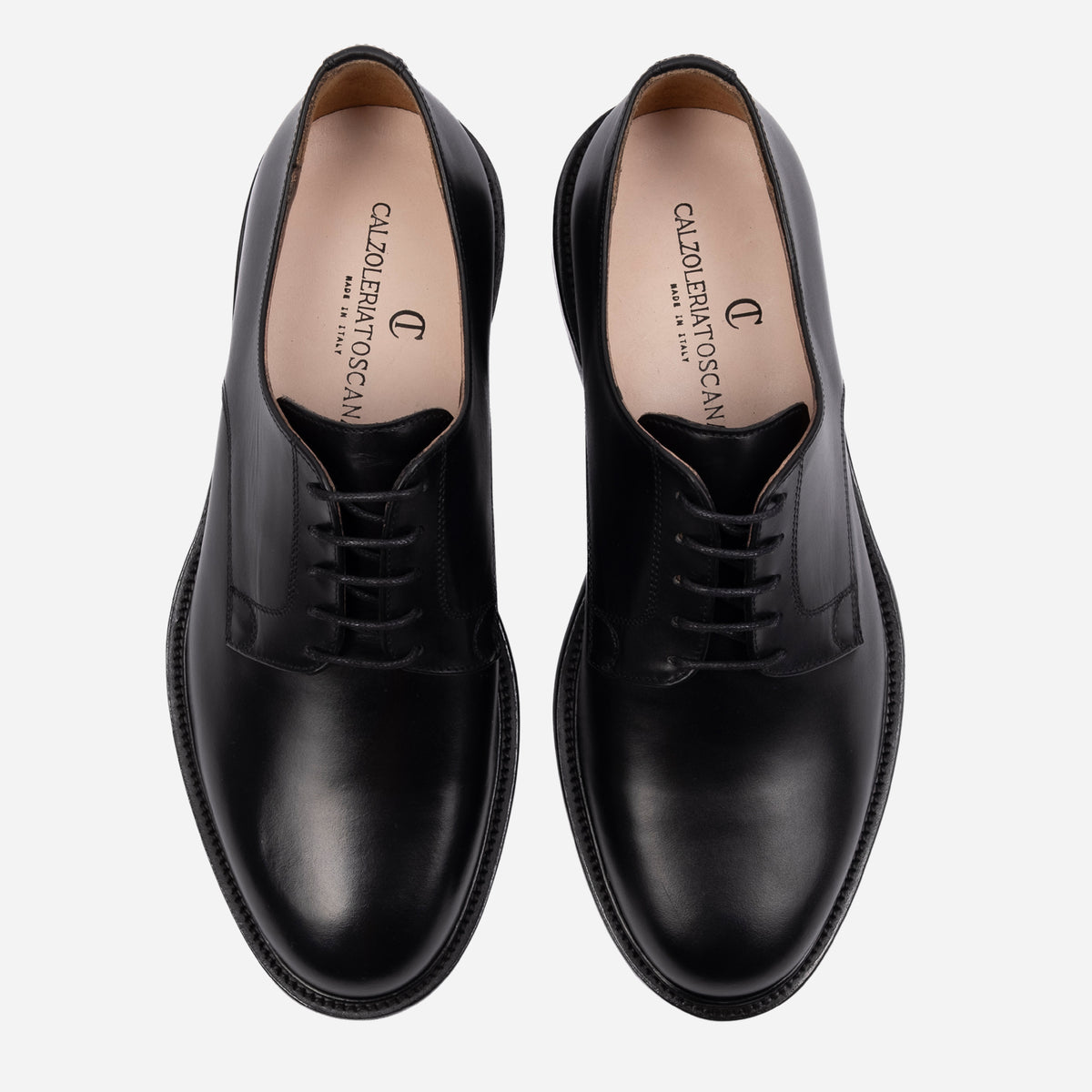MIDAS - Derby in Pelle Martellata nero MIDAS -WSTNRO CALZOLERIA TOSCANA 339