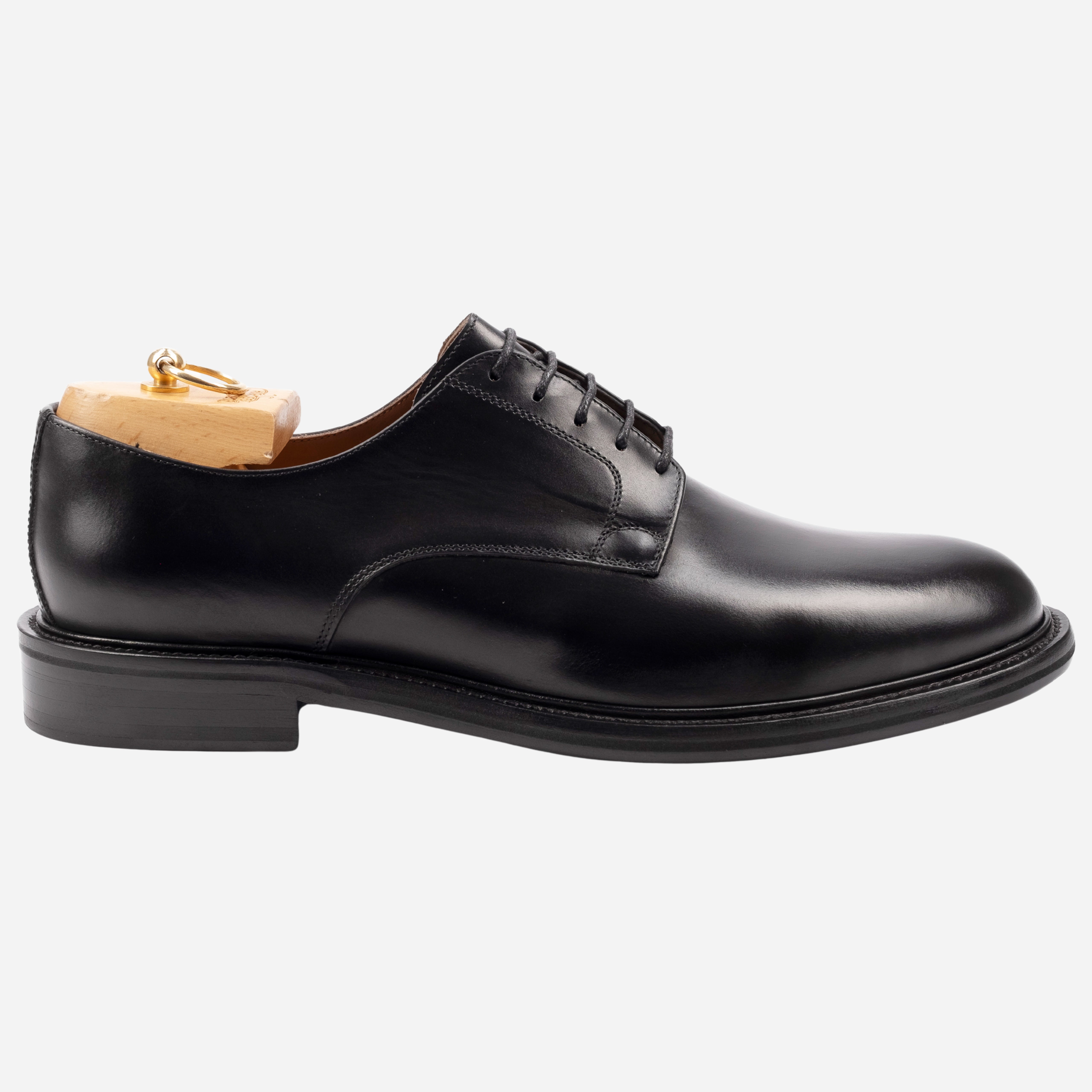 MIDAS - Derby in Pelle Martellata nero MIDAS -WSTNRO CALZOLERIA TOSCANA 339
