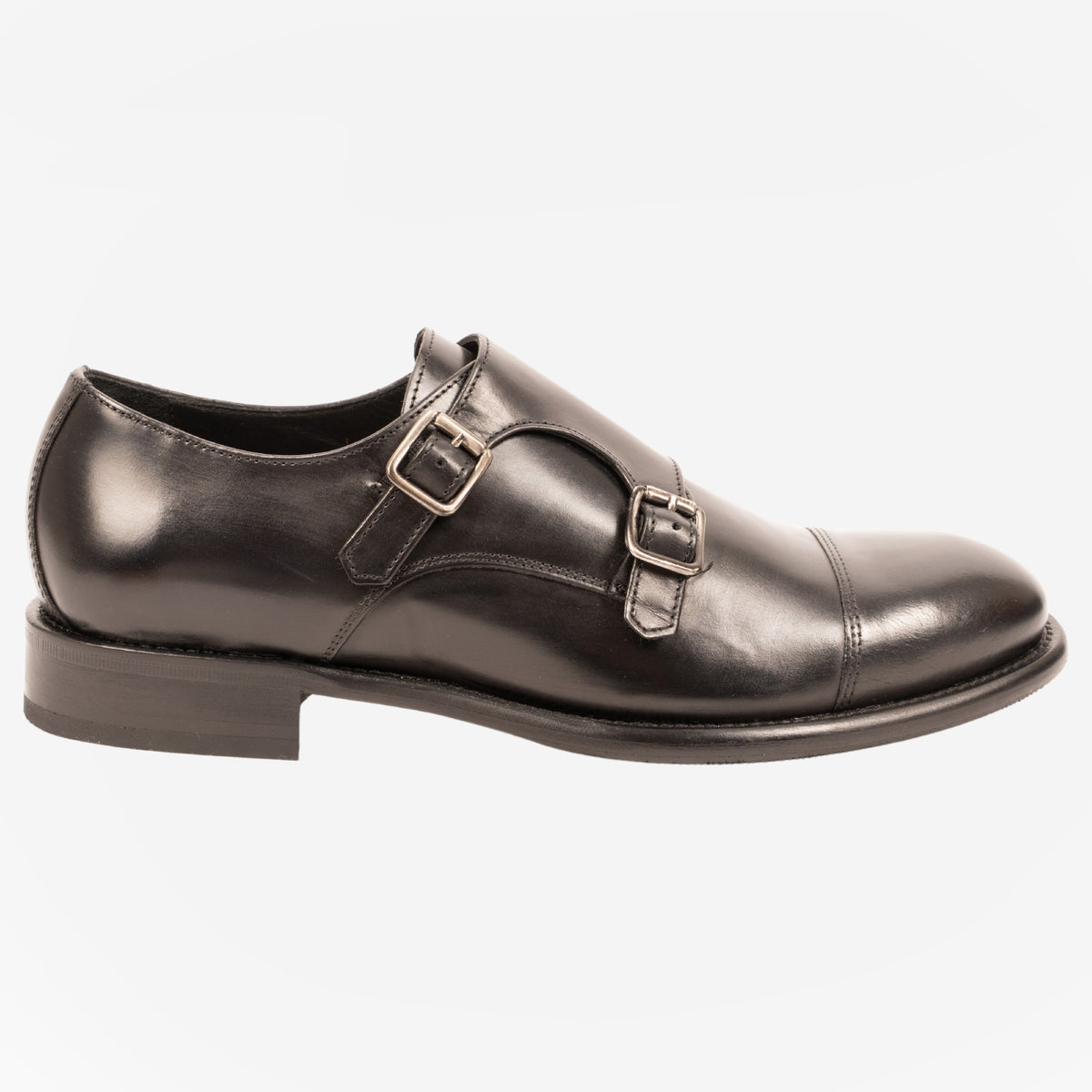 Reino - Derby doppia fibbia Nero REINO -WSTNRO CALZOLERIA TOSCANA 339