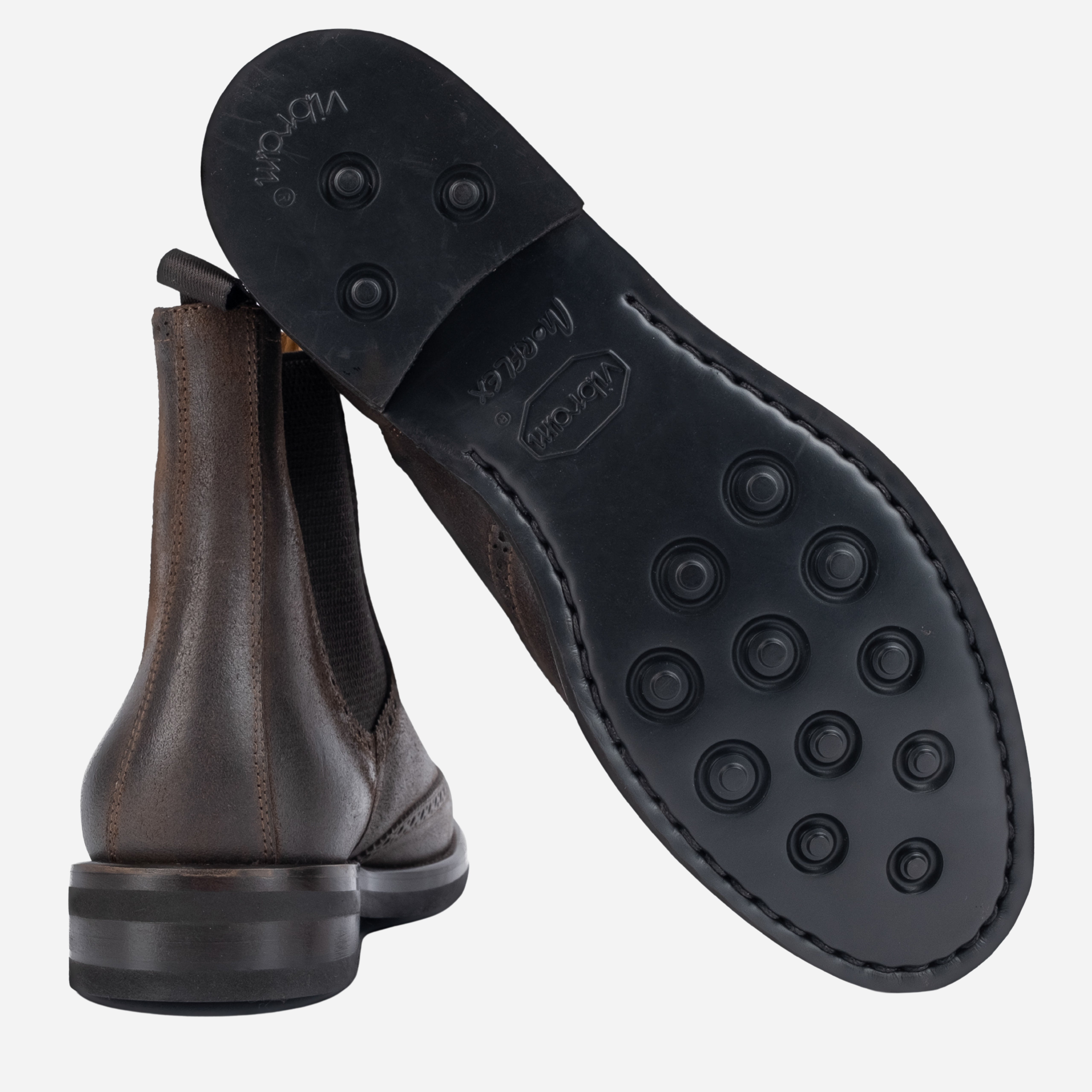 TARZO - Chelsea Boot Marrone rovinato<BR/> TARZO -WAXTDM CALZOLERIA TOSCANA 339