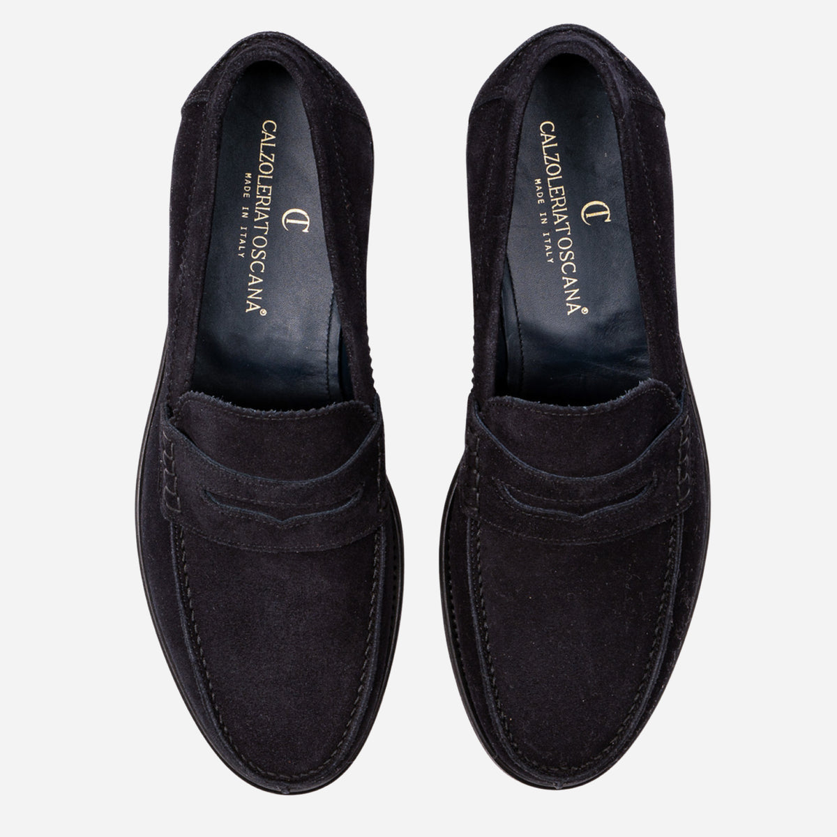 ZEVIO - Mocassino Loafer Blu<BR/> ZEVIO -RVSBLU CALZOLERIA TOSCANA 339