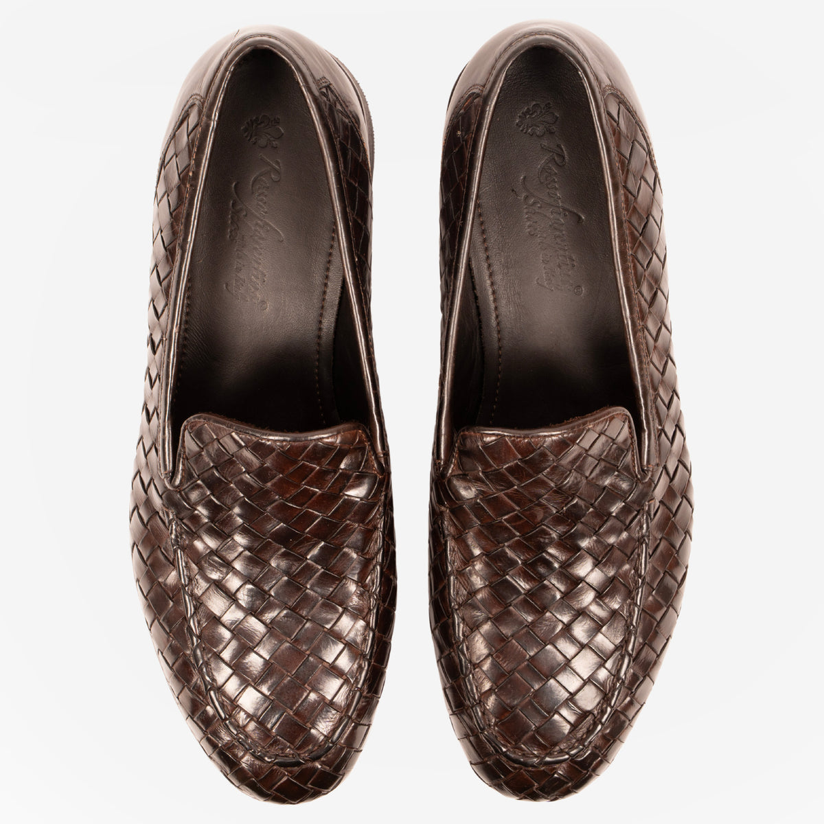 Braone - Loafers intrecciata Testa di moro BRAONE -TDM ROSSO FIORENTINO