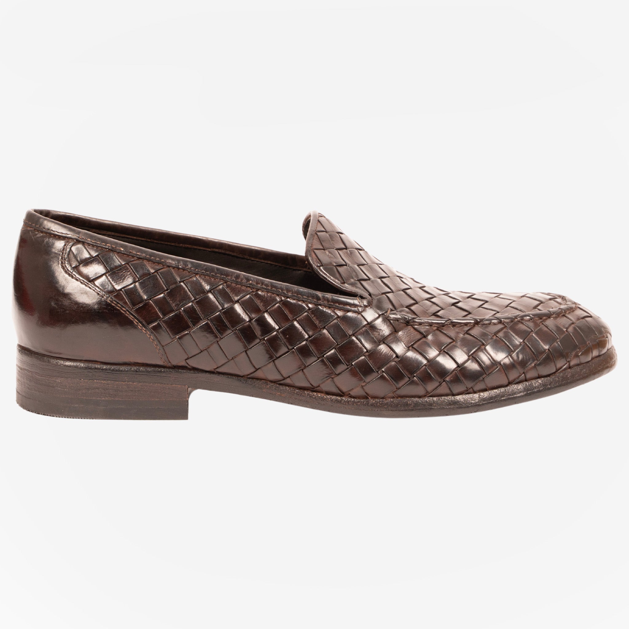 Braone - Loafers intrecciata Testa di moro BRAONE -TDM ROSSO FIORENTINO
