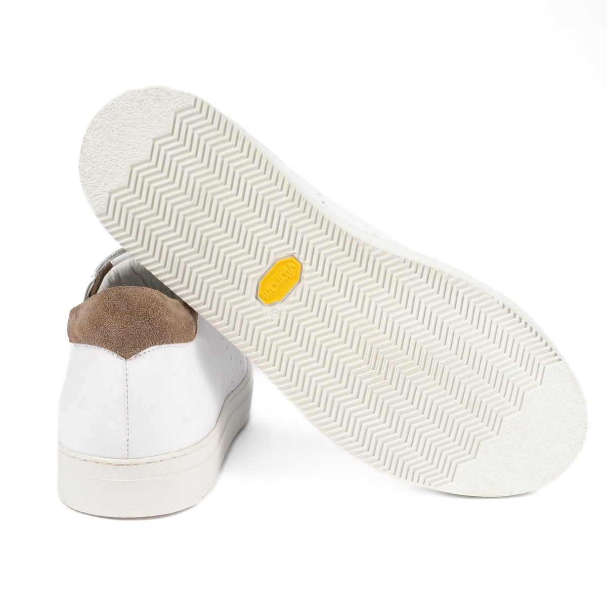GAURO - Sneaker Bianco con Daino GAURO -BNCDNO ROSSO FIORENTINO