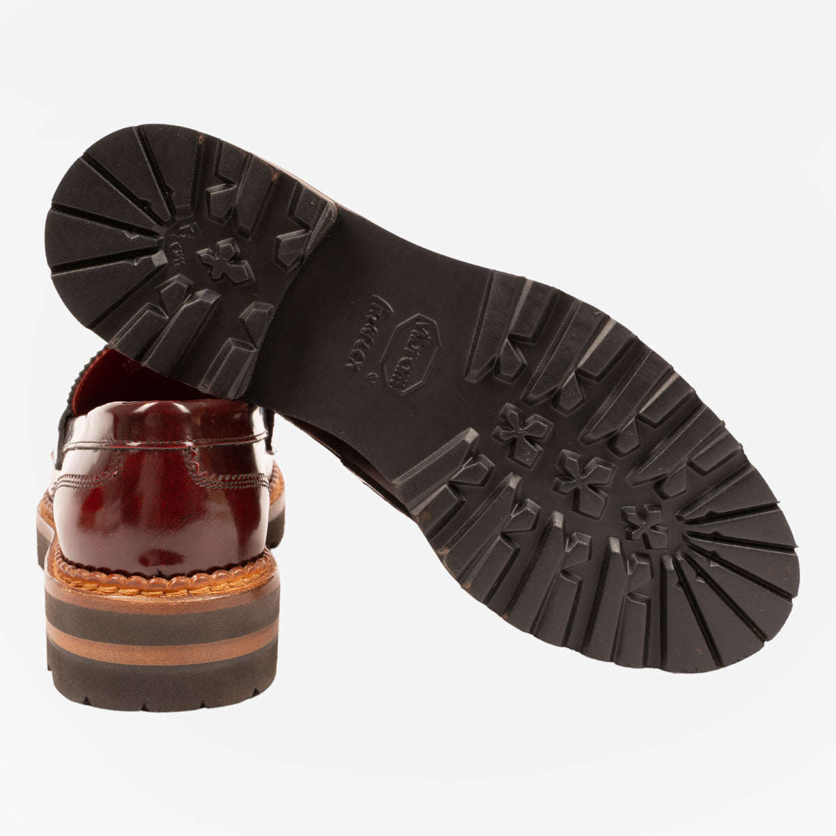 Lana - Loafers college penny donna Porpora LANA -CRDPRP ROSSO FIORENTINO