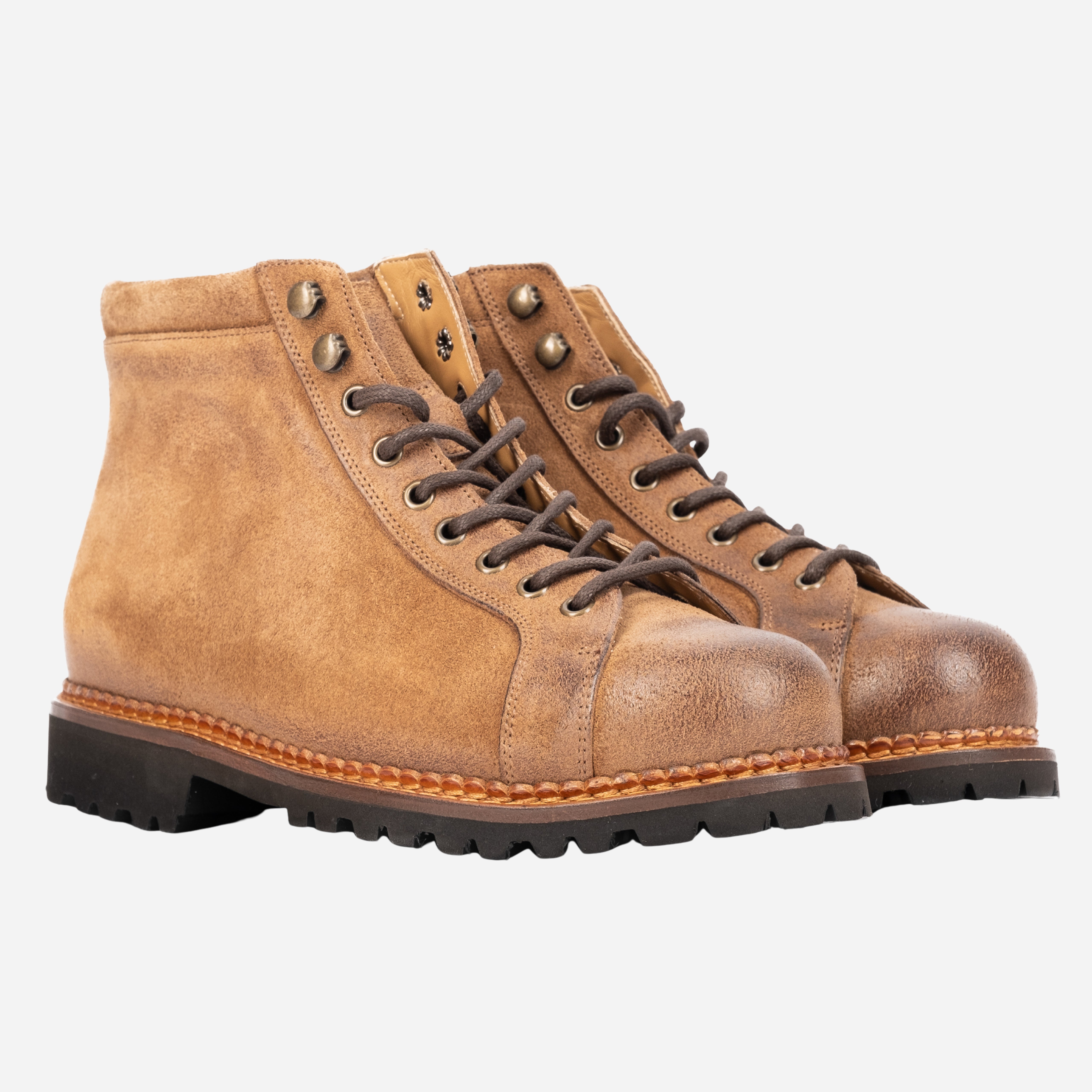 LECCO - Stivaletto Pedula Beige Canguro LECCO -CNG ROSSO FIORENTINO