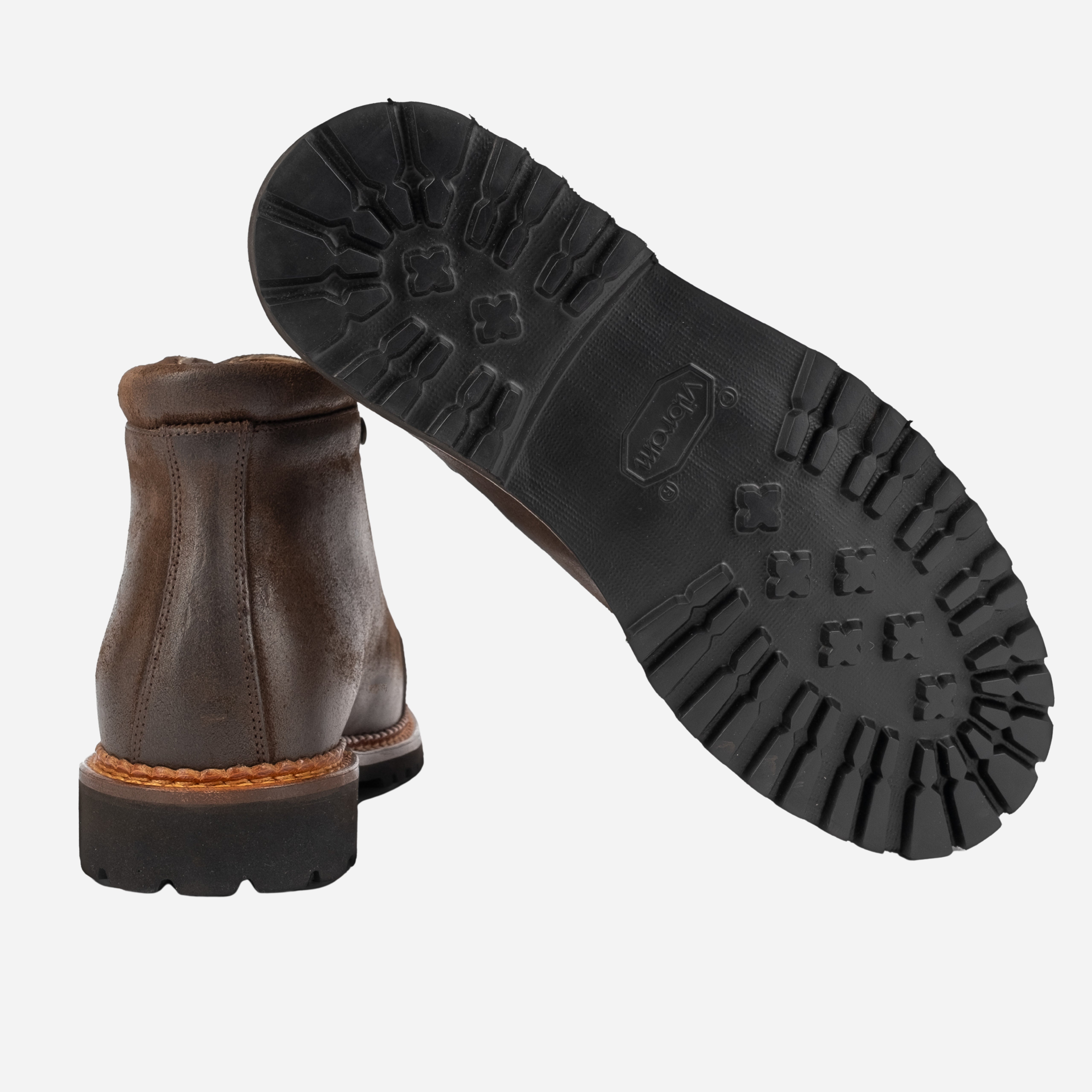 LECCO - Stivaletto Pedula Beige Testa di moro LECCO -TDM ROSSO FIORENTINO