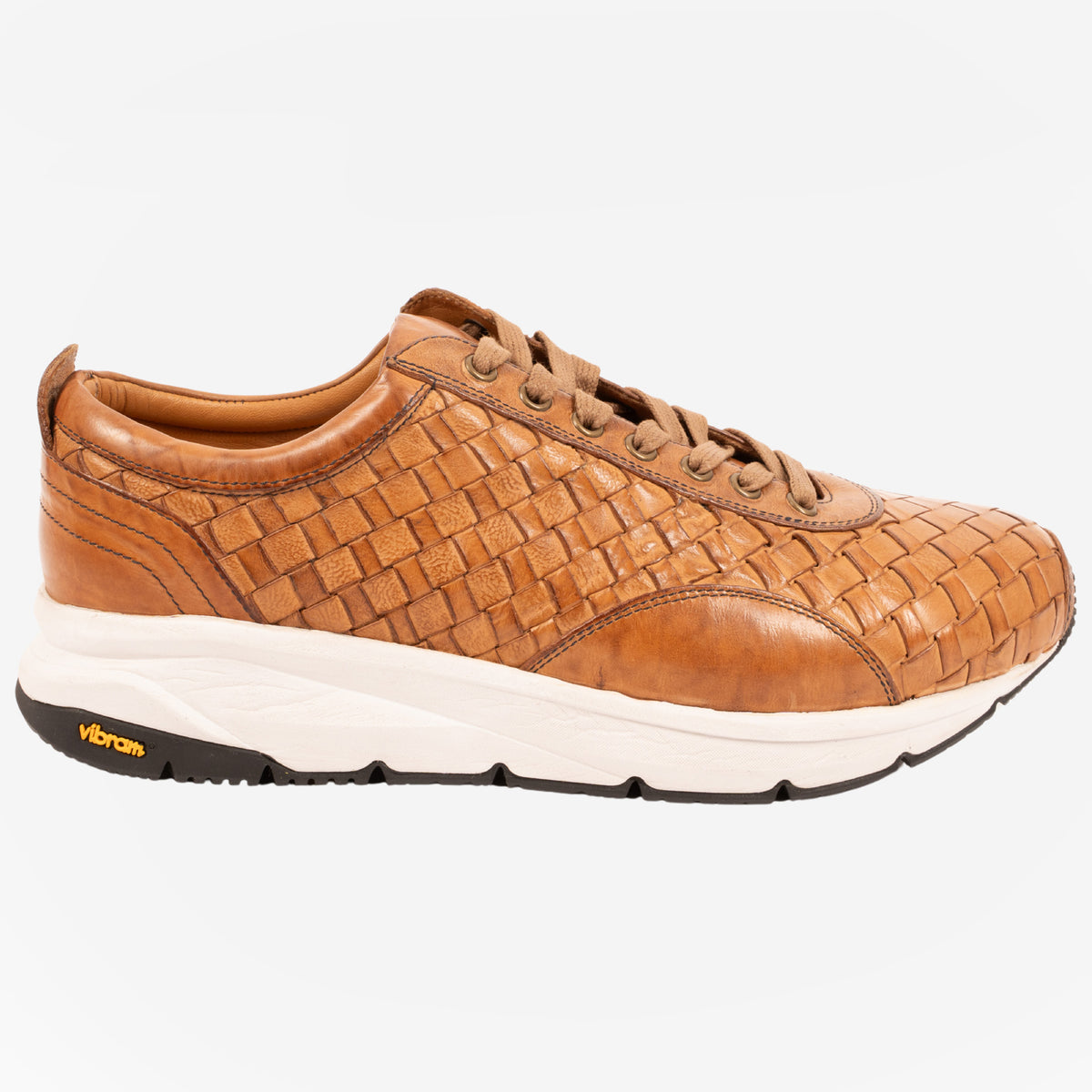 Lirio - Sneakers runner intrecciata Cuoio LIRIO -CUO ROSSO FIORENTINO