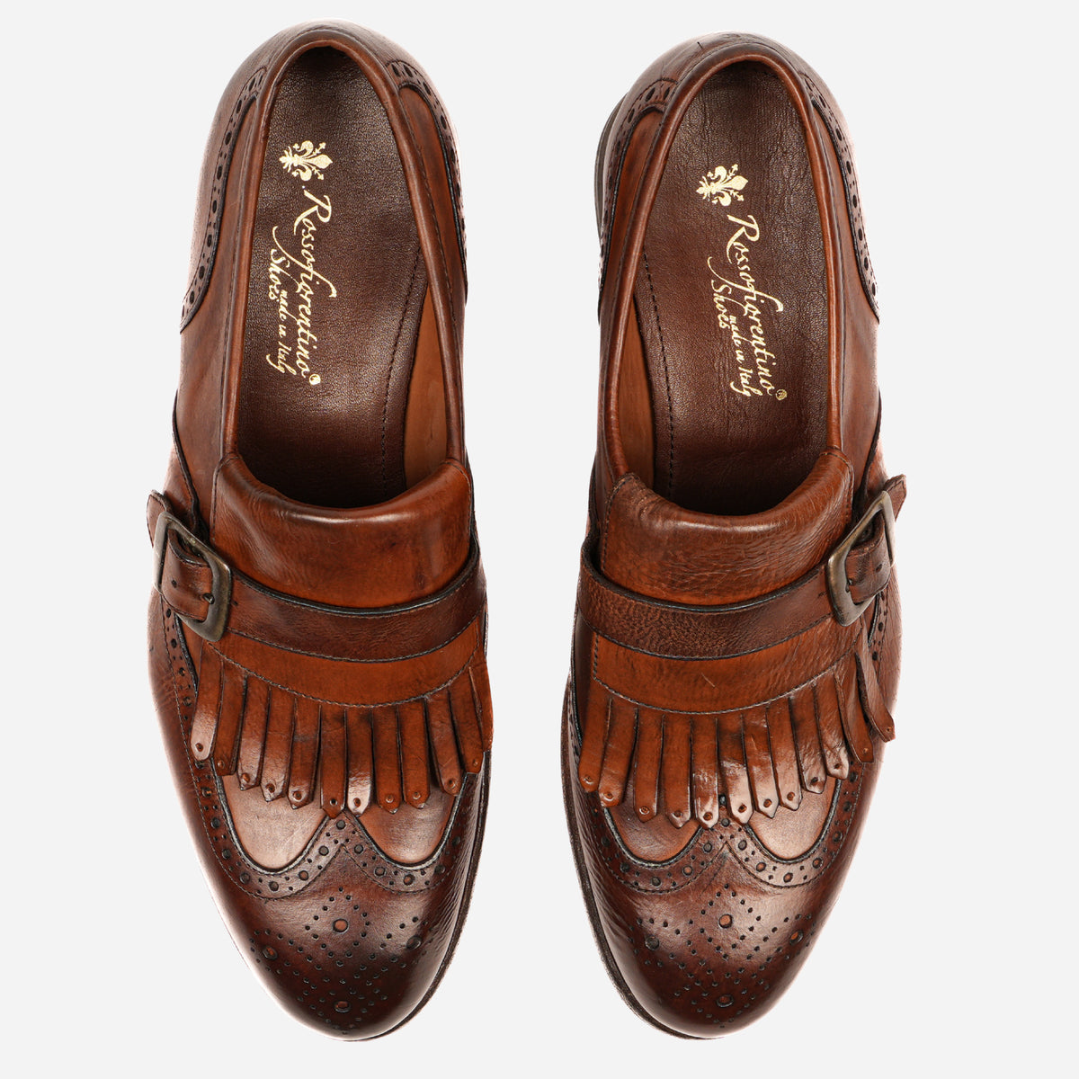 NINFA - Loafers con frangia e fibbia Marrone NINFA -MRR ROSSO FIORENTINO