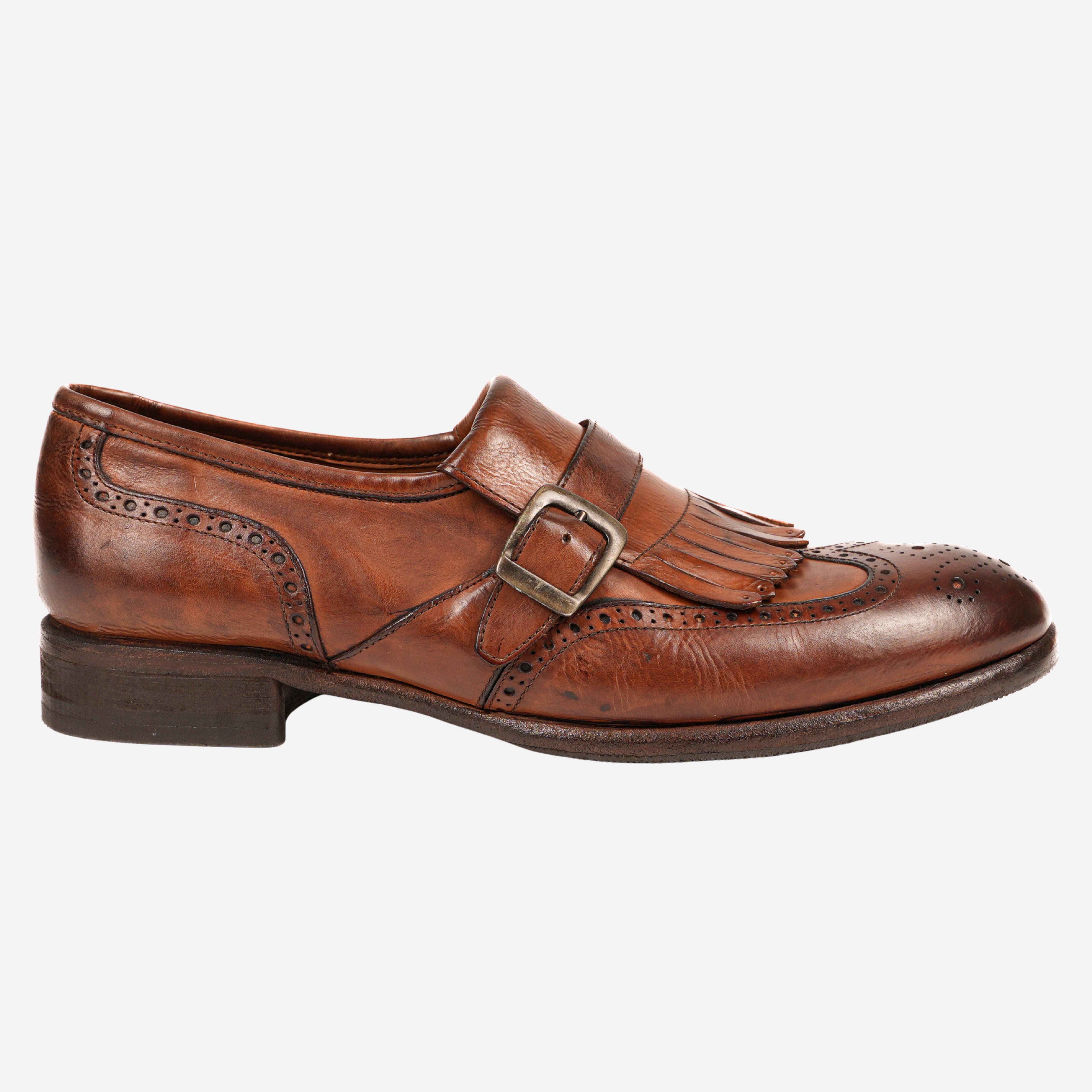 NINFA - Loafers con frangia e fibbia Marrone NINFA -MRR ROSSO FIORENTINO