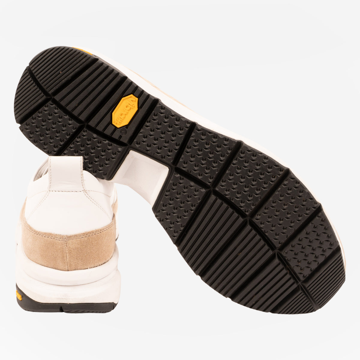 Vieste - Sneakers runner Bianco e sabbia VIESTE -BNCSBB ROSSO FIORENTINO