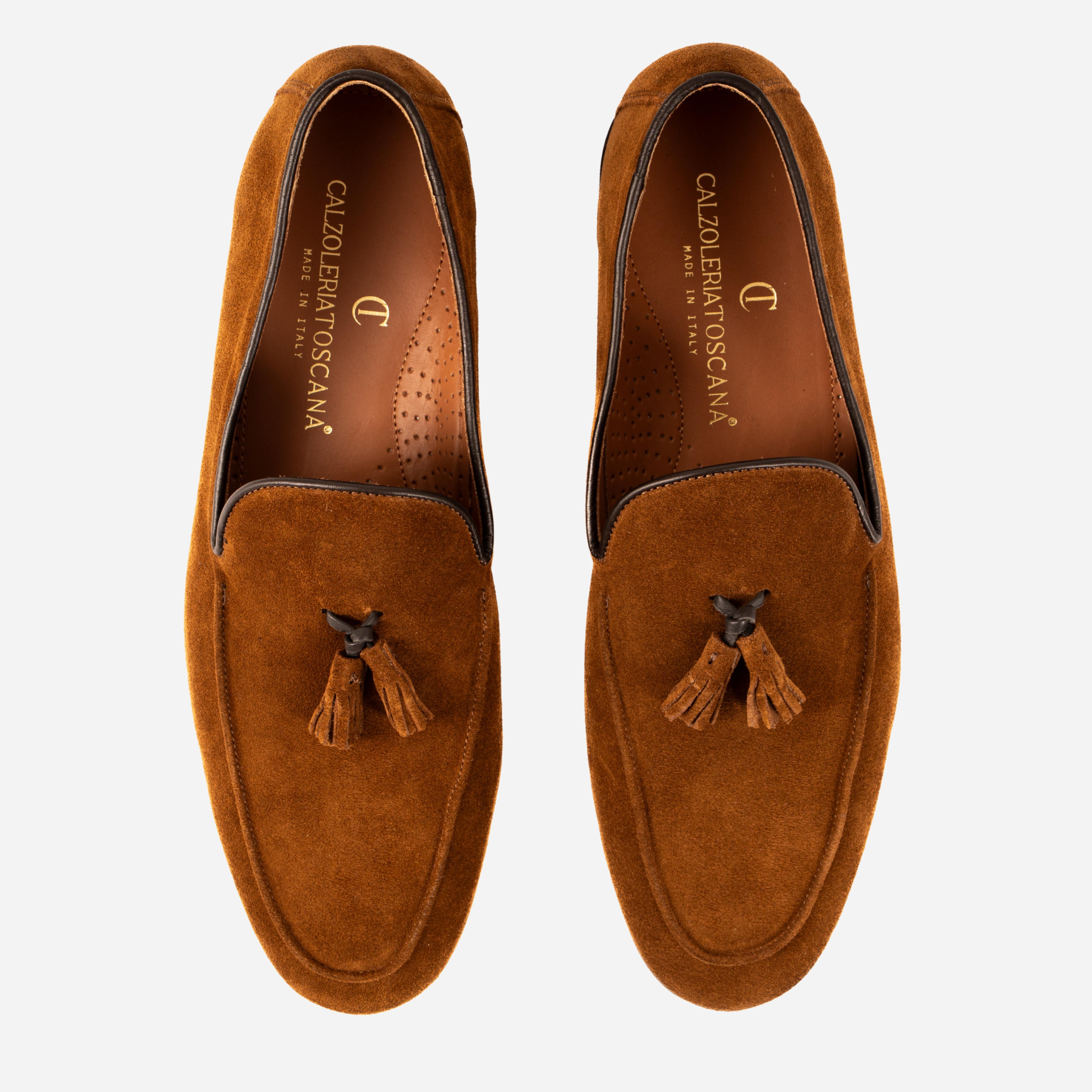 ZOLA - Mocassino Loafer con Nappine Snuff<BR/> ZOLA -RVSSNF CALZOLERIA TOSCANA 339