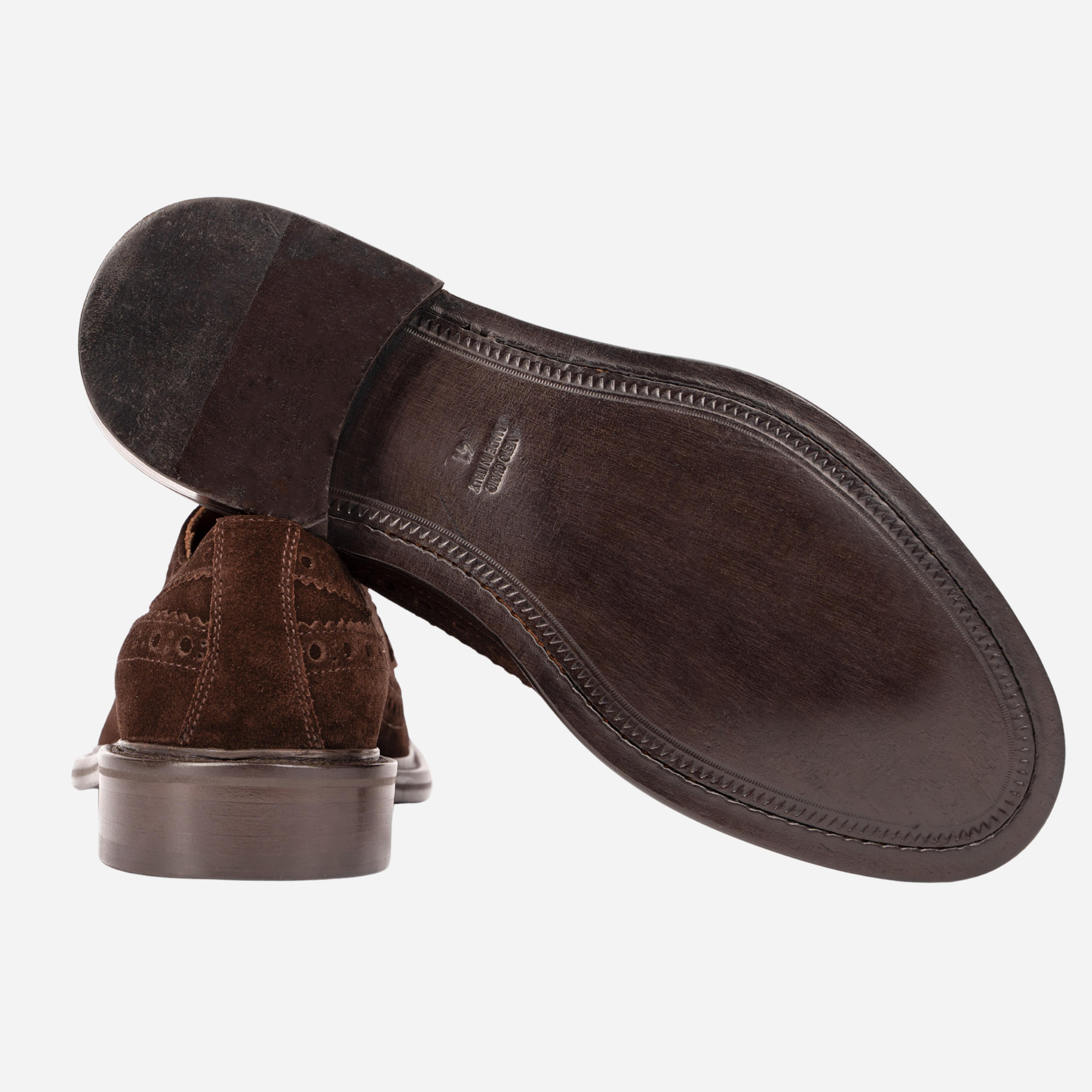 BALIOS Derby scamosciato Cioccolato BALIOS -RVSCCC CALZOLERIA TOSCANA 39