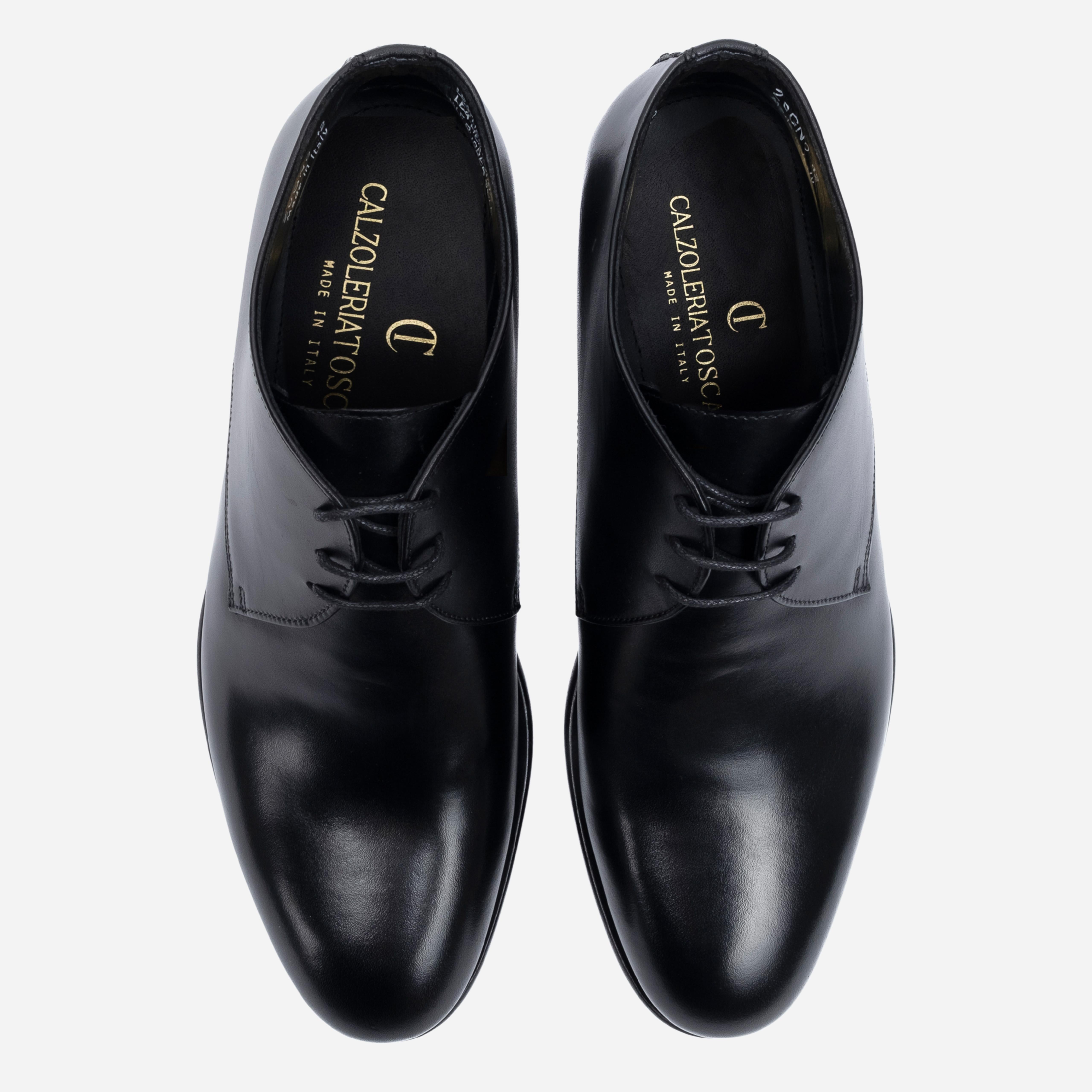 ZOGNO Polacchina Derby Nera<BR/> ZOGNO -WSTNRO CALZOLERIA TOSCANA 39