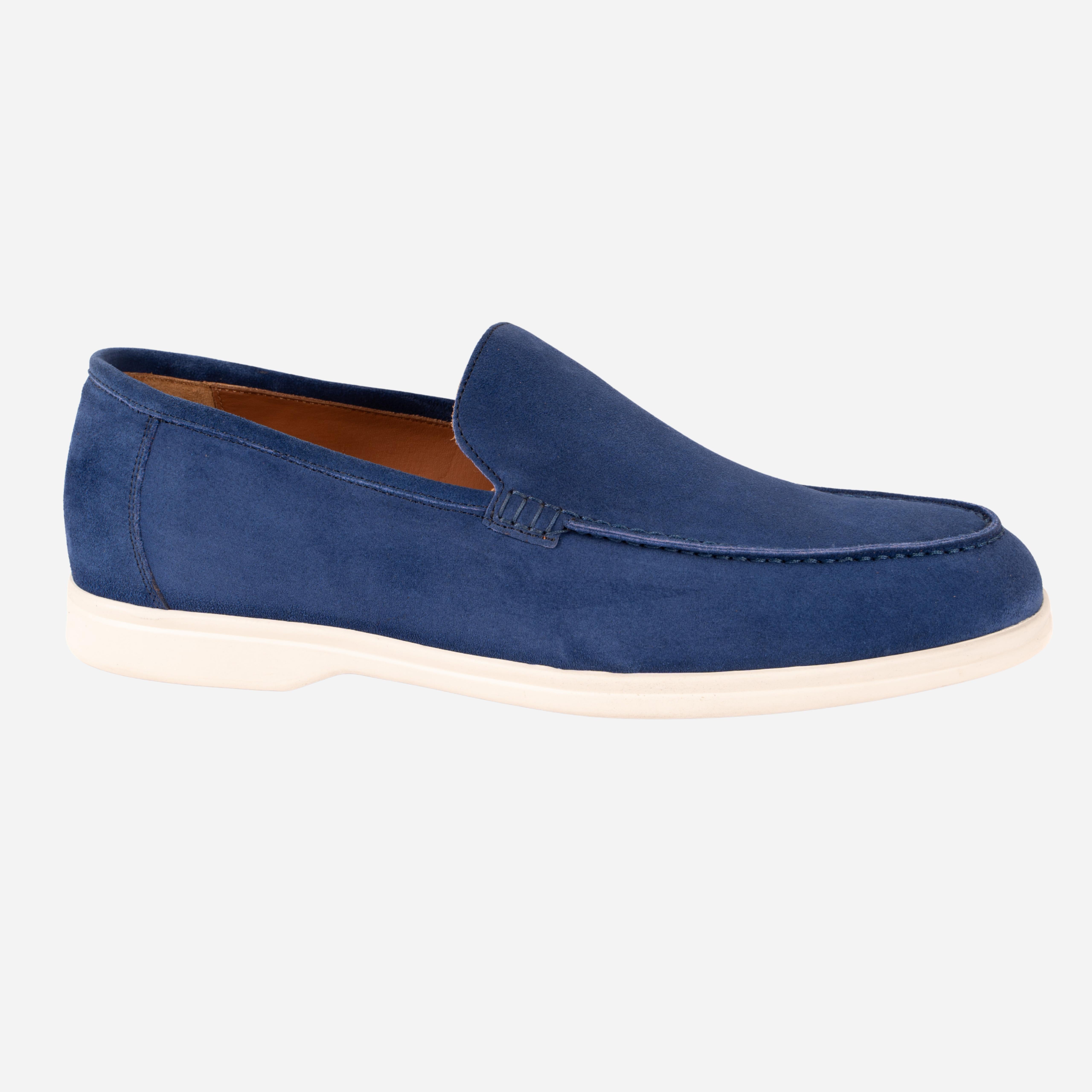 SOMMO Mocassino Loafer Indigo<BR/> SOMMO -RVSNDG CALZOLERIA TOSCANA 39