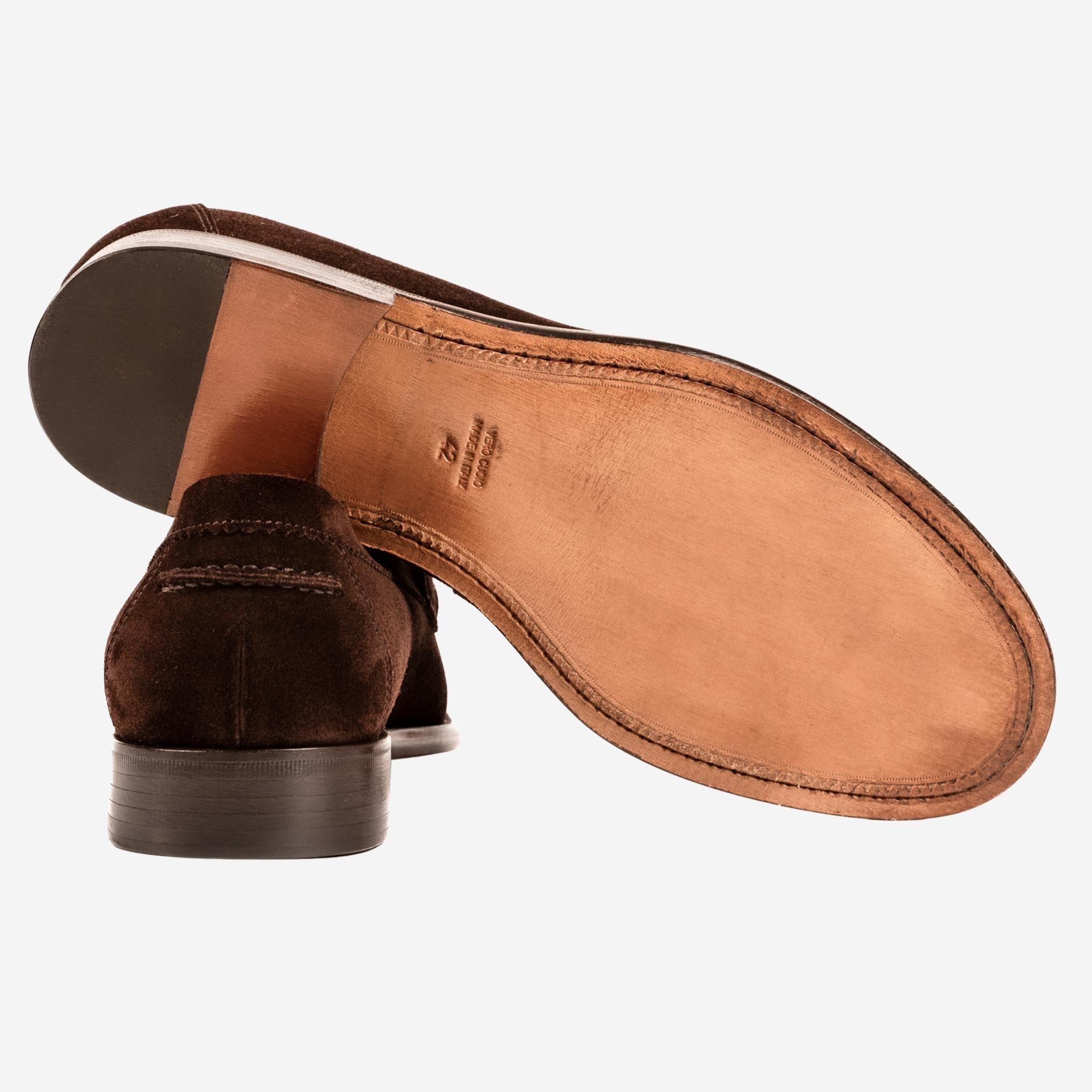 ABANO Mocassino Loafer Cioccolato ABANO -RVSCCC CALZOLERIA TOSCANA 39