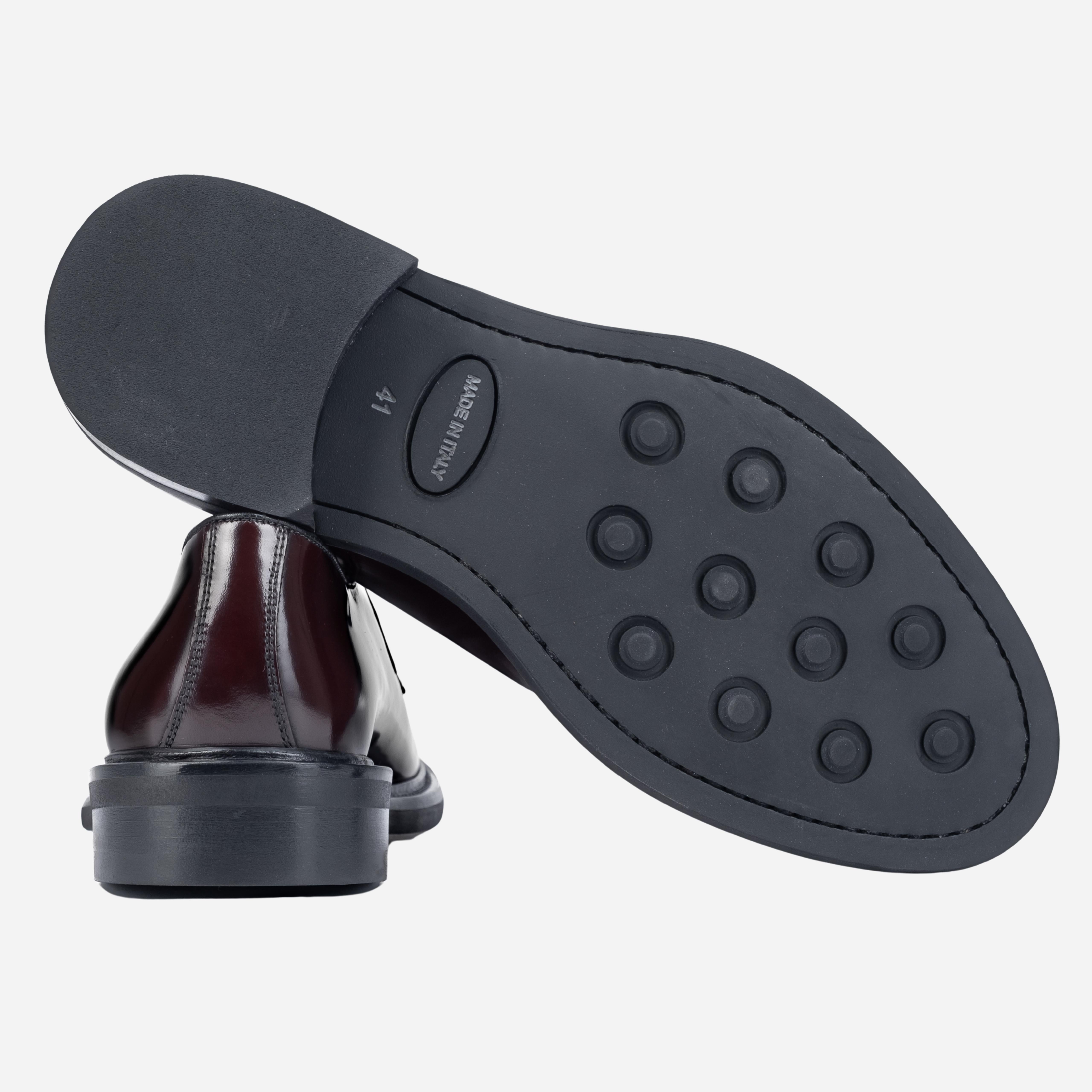 KIMON Derby in Pelle Liscia Bordeaux KIMON -ABRBRD CALZOLERIA TOSCANA 39