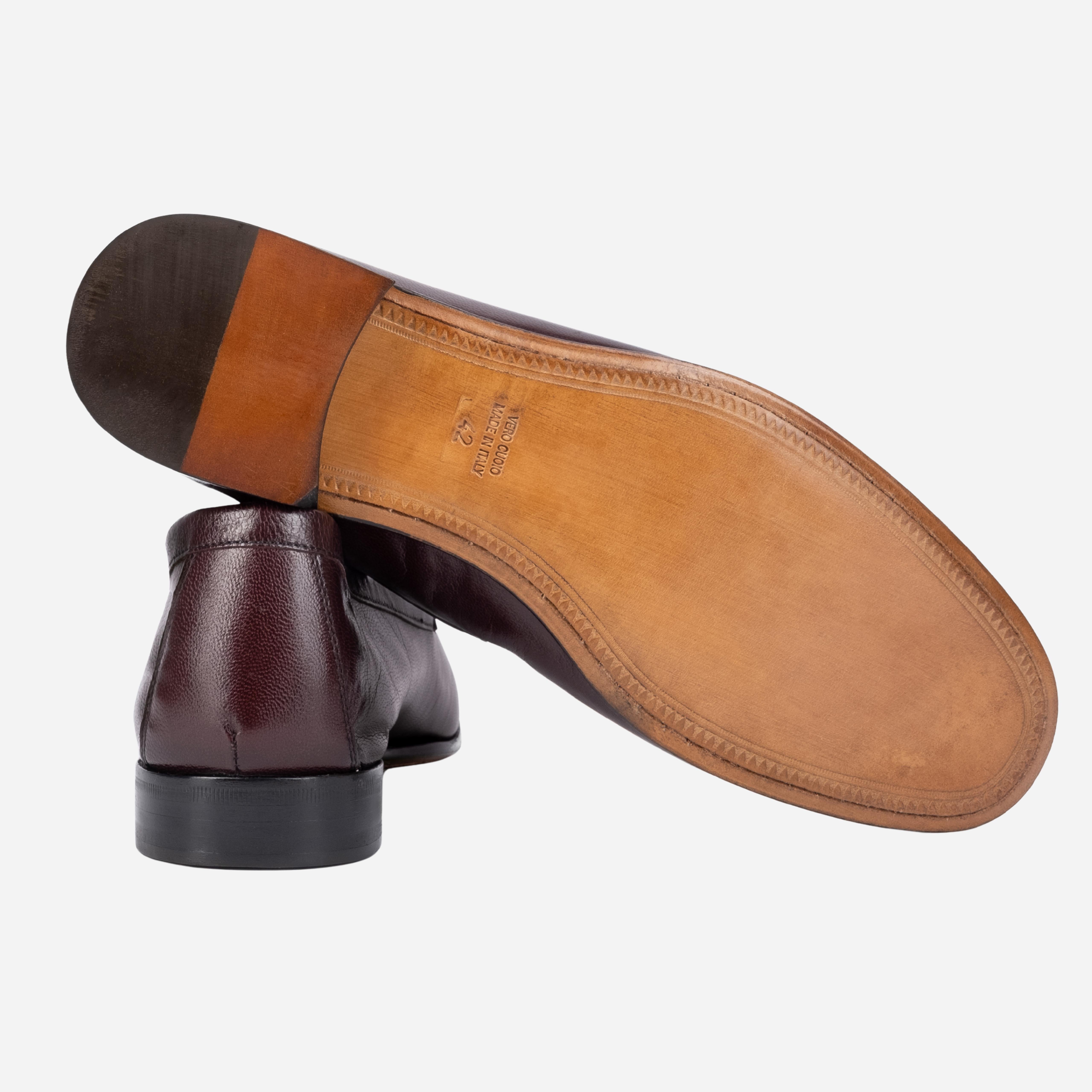 MARUDO Mocassino Loafer Bordeaux MARUDO -BRD CALZOLERIA TOSCANA 39