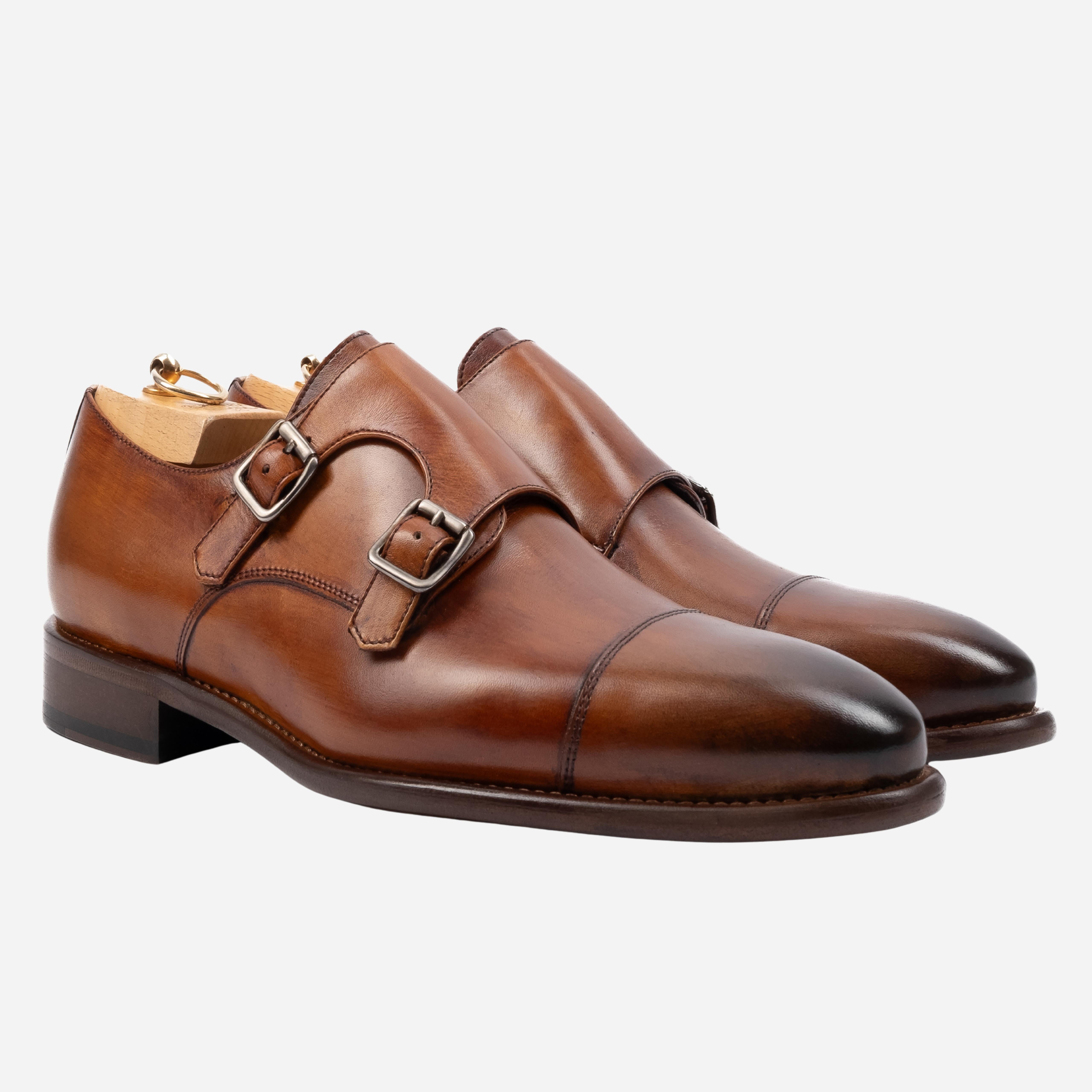 Asolo - Derby a doppia fibbia Dark Caramello ASOLO -DCR CALZOLERIA TOSCANA 339