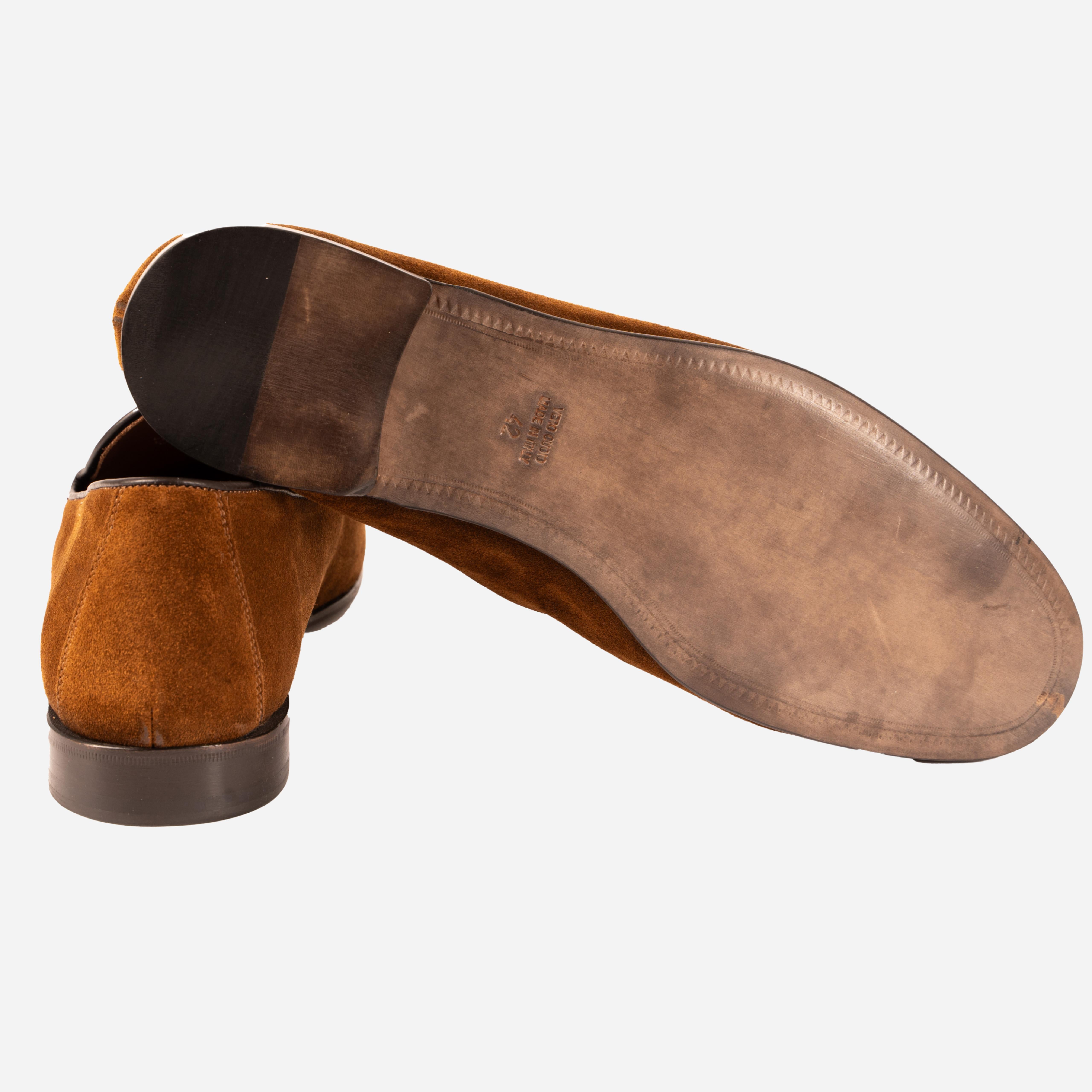 ZOLA - Mocassino Loafer con Nappine Snuff<BR/> ZOLA -RVSSNF CALZOLERIA TOSCANA 339