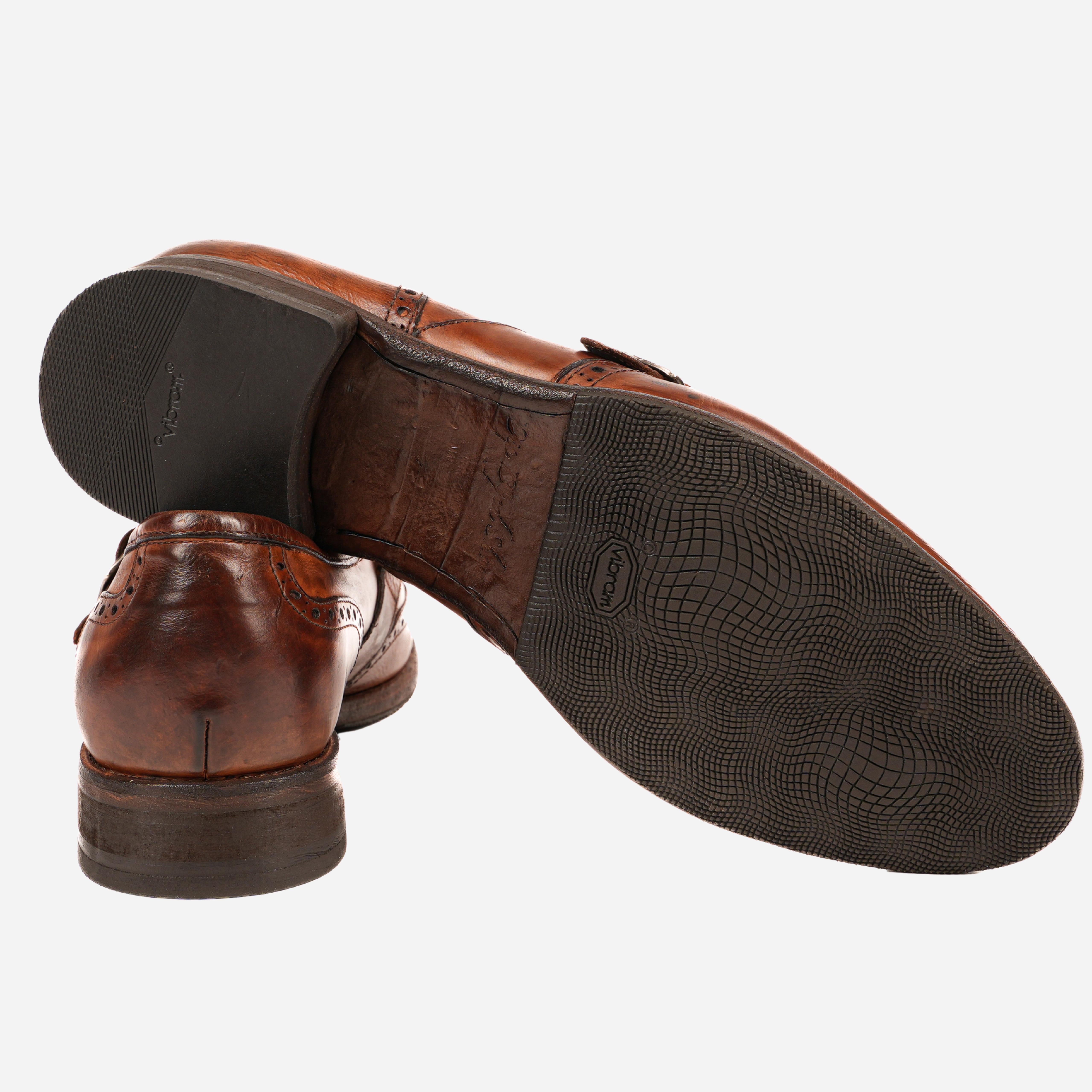 NINFA Loafers con frangia e fibbia Marrone NINFA -MRR ROSSO FIORENTINO