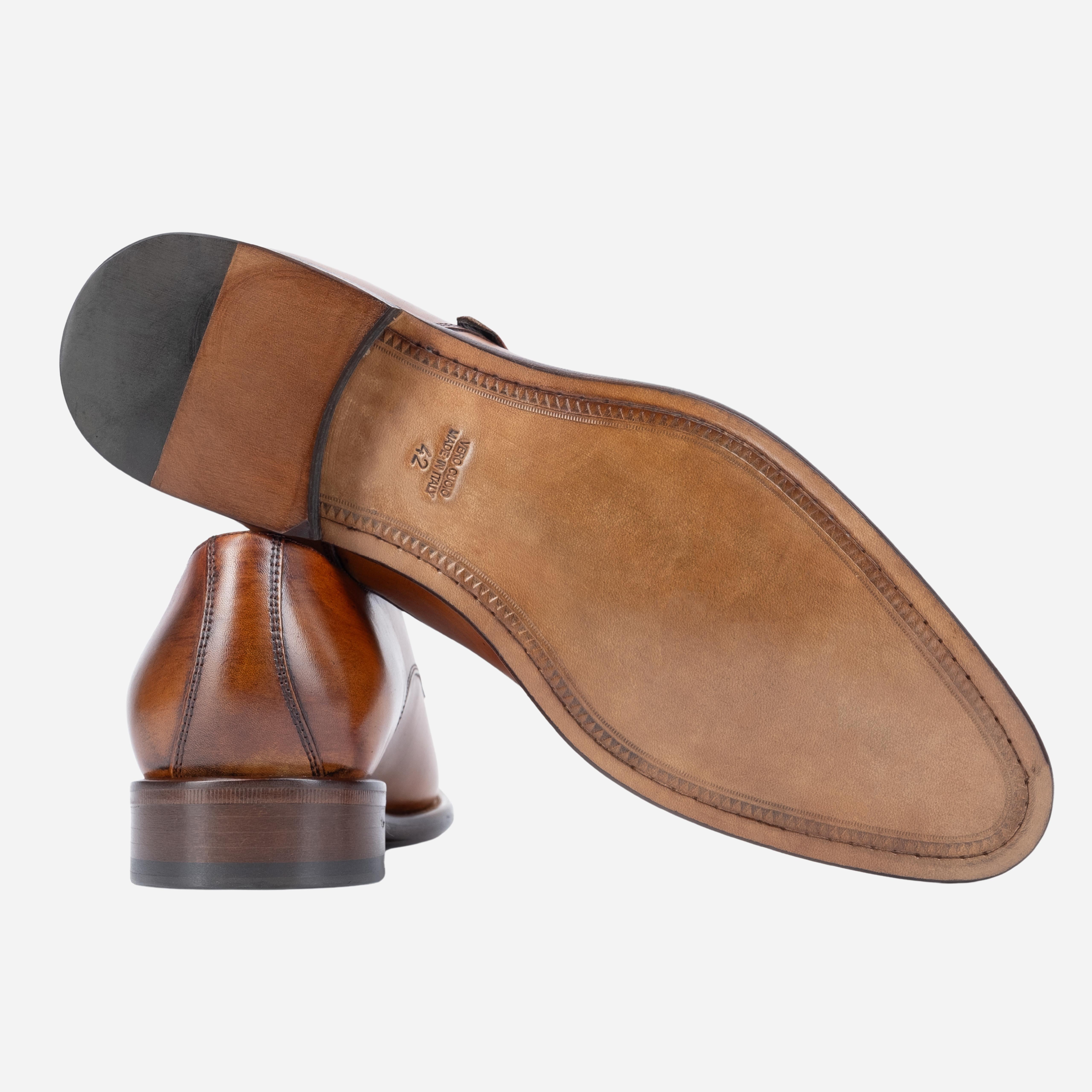 Asolo - Derby a doppia fibbia Dark Caramello ASOLO -DCR CALZOLERIA TOSCANA 339