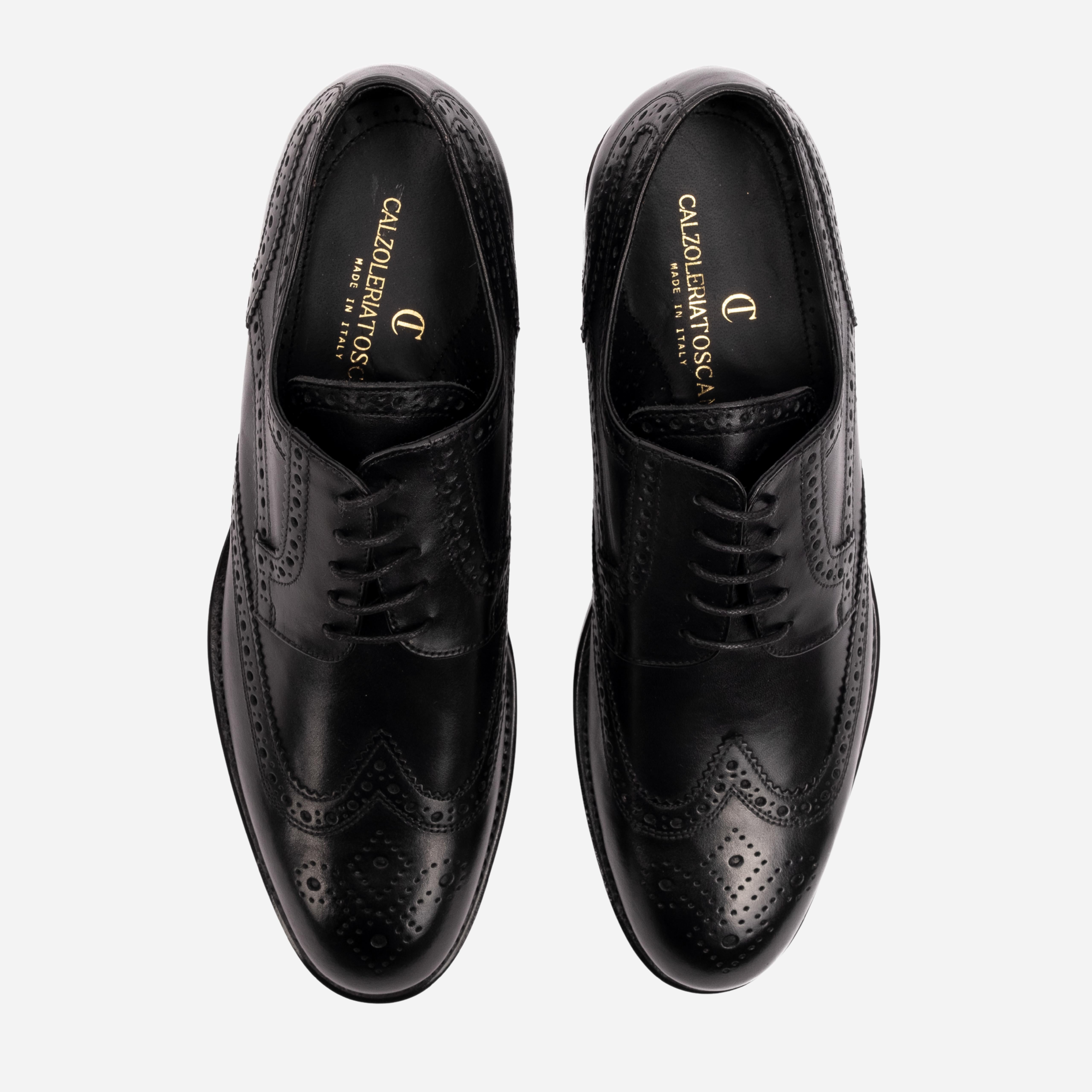 LARI Derby in Pelle Dark Nero LARI -NRO CALZOLERIA TOSCANA 319