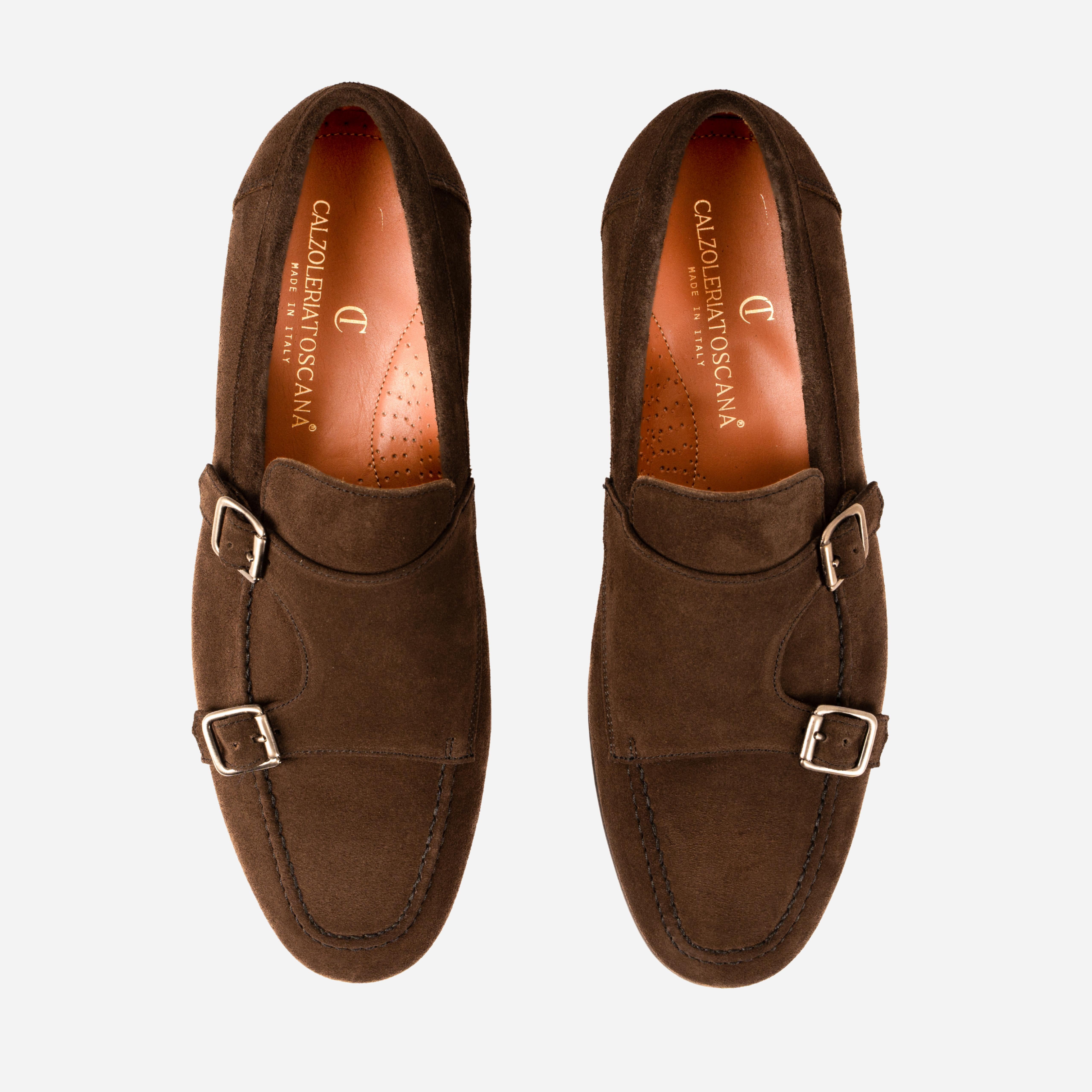 FLERO Mocassino Loafer con doppia fibbia Antracite FLERO -RVSANT CALZOLERIA TOSCANA 39