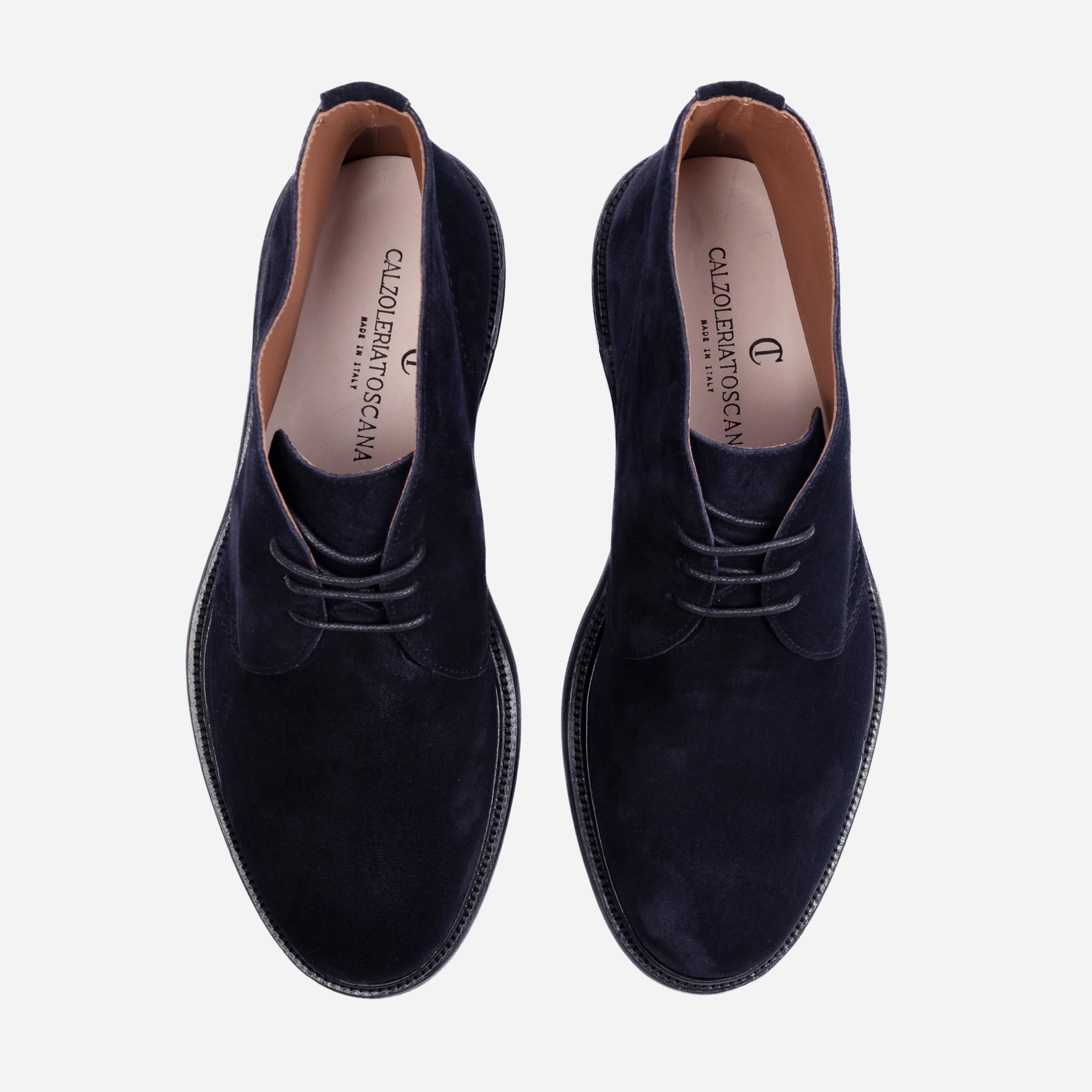 GILES Polacchina Blu<BR/> GILES -RVSBLU CALZOLERIA TOSCANA 39