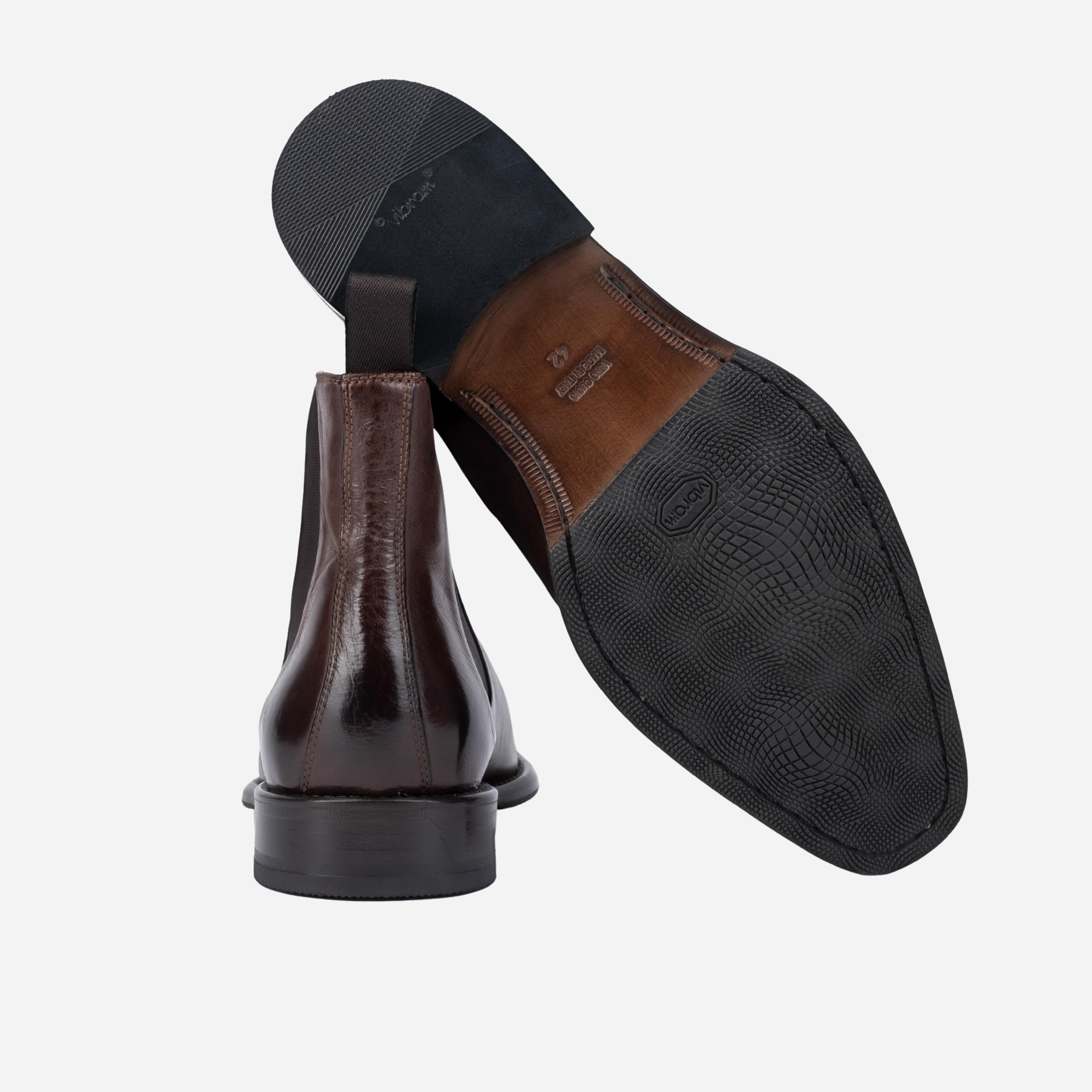 CUNEO Stivaletto Chelsea Boot testa di moro CUNEO -TDM CALZOLERIA TOSCANA 39