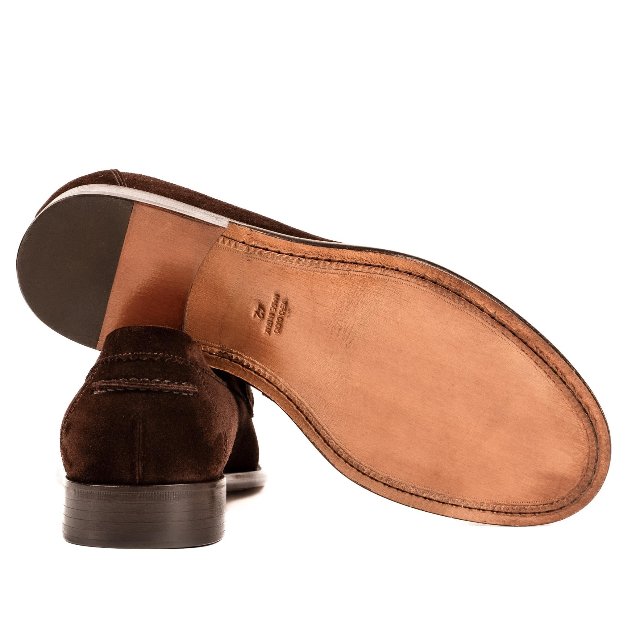 ABANO Mocassino Loafer Cioccolato ABANO -RVSCCC CALZOLERIA TOSCANA 39