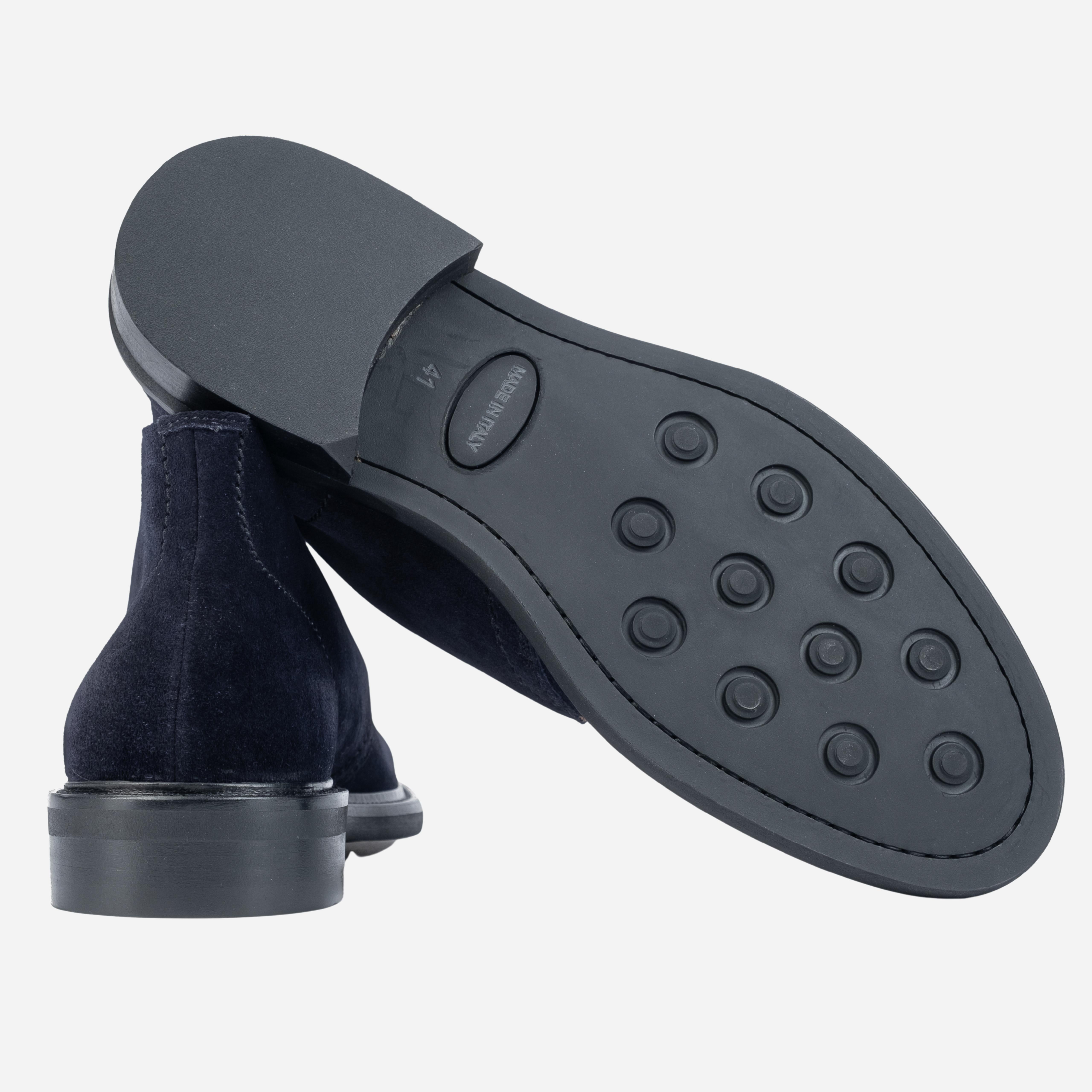 GILES Polacchina Blu<BR/> GILES -RVSBLU CALZOLERIA TOSCANA 39