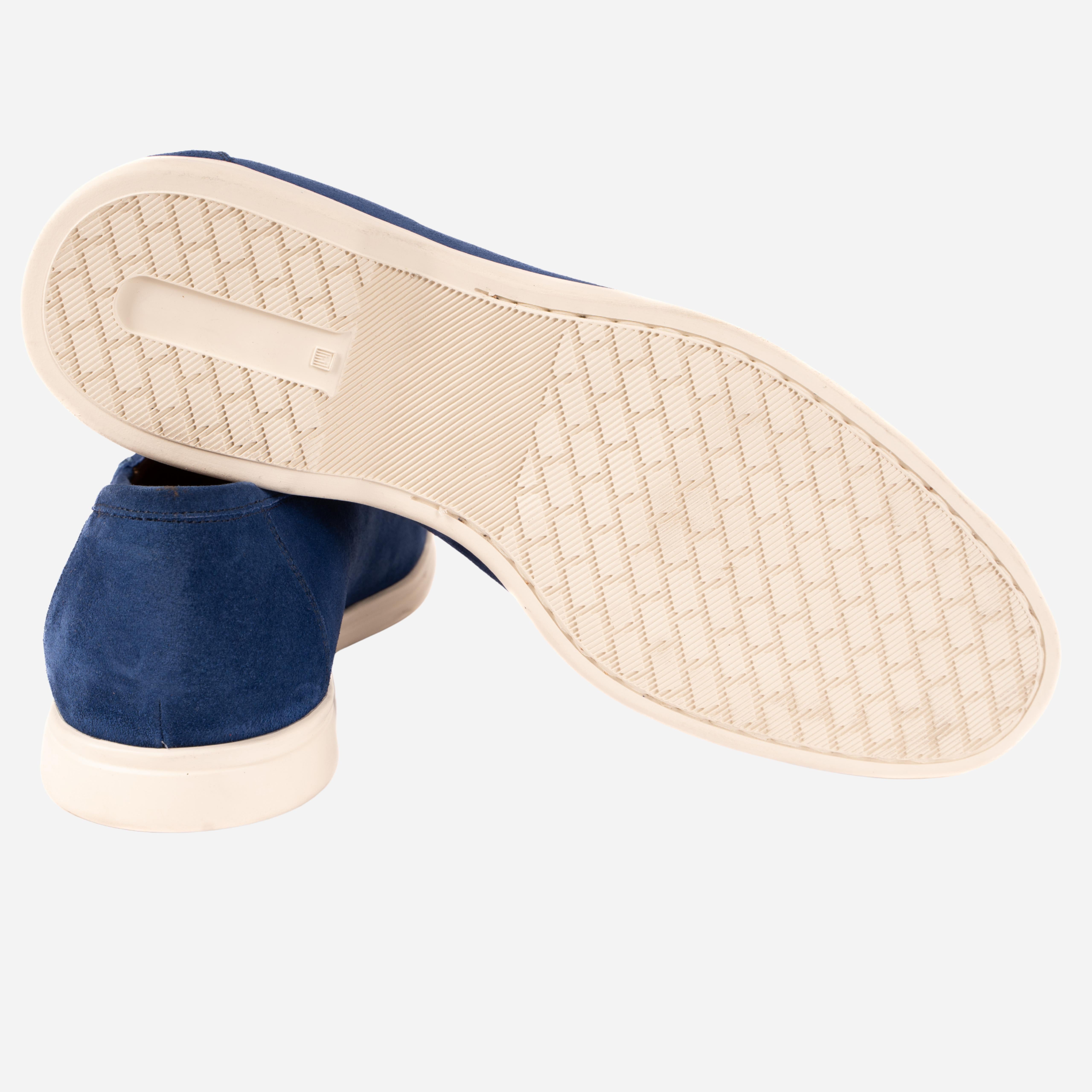 SOMMO Mocassino Loafer Indigo<BR/> SOMMO -RVSNDG CALZOLERIA TOSCANA 39