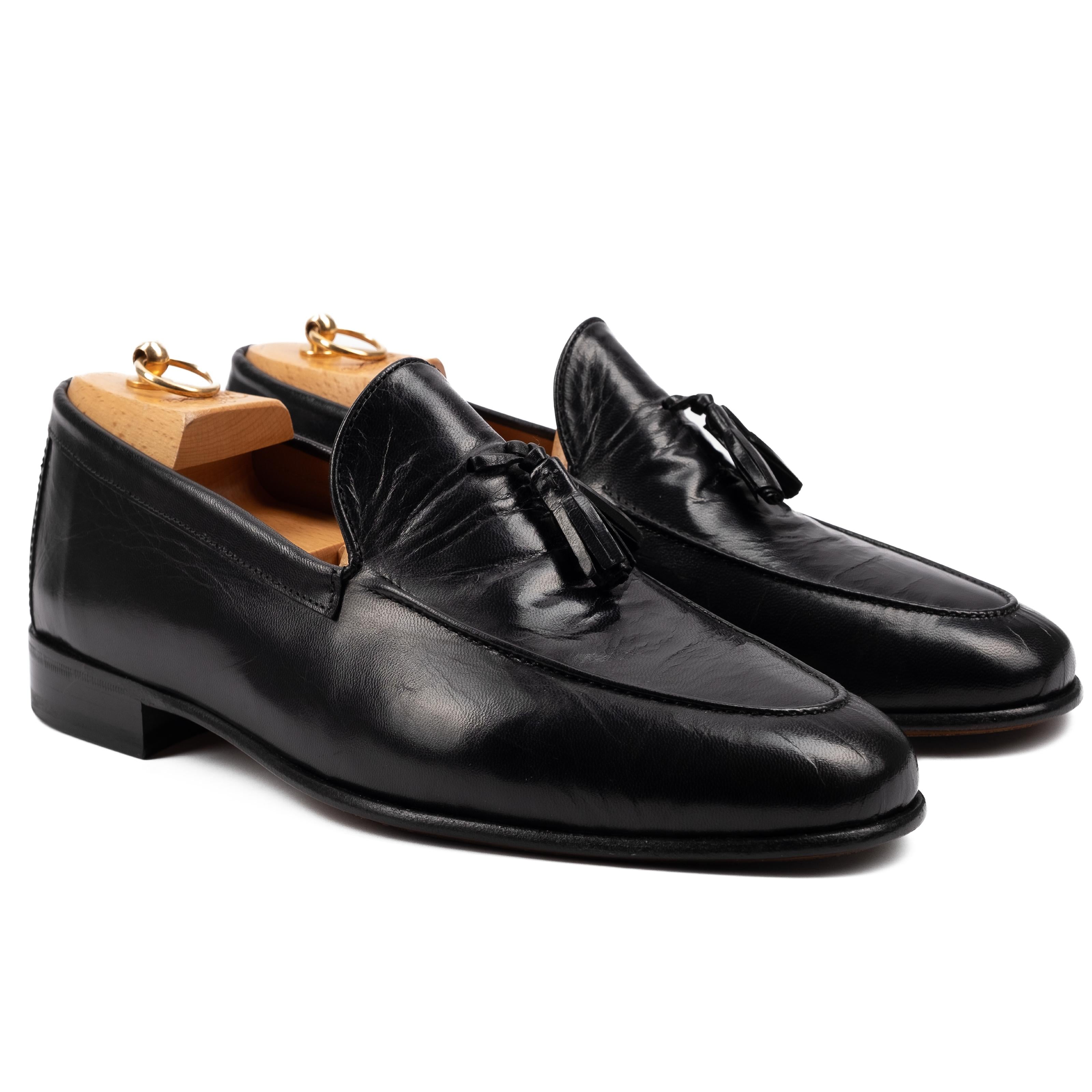 DOMASO Mocassino Loafer con nappine nero DOMASO -NRO CALZOLERIA TOSCANA 39