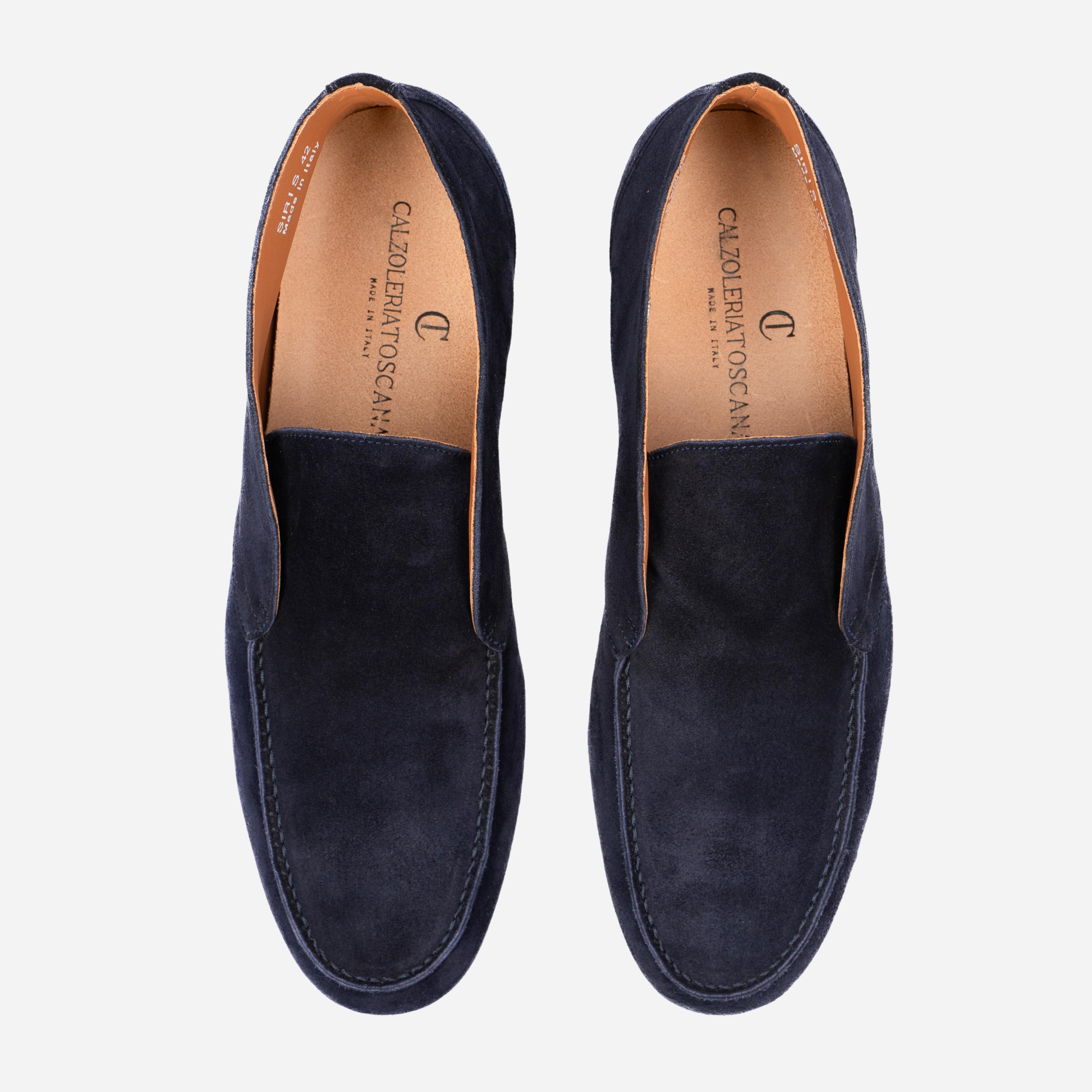 SIRIS Mocassini Loafers Blu<BR/> SIRIS -RVSBLU CALZOLERIA TOSCANA 39